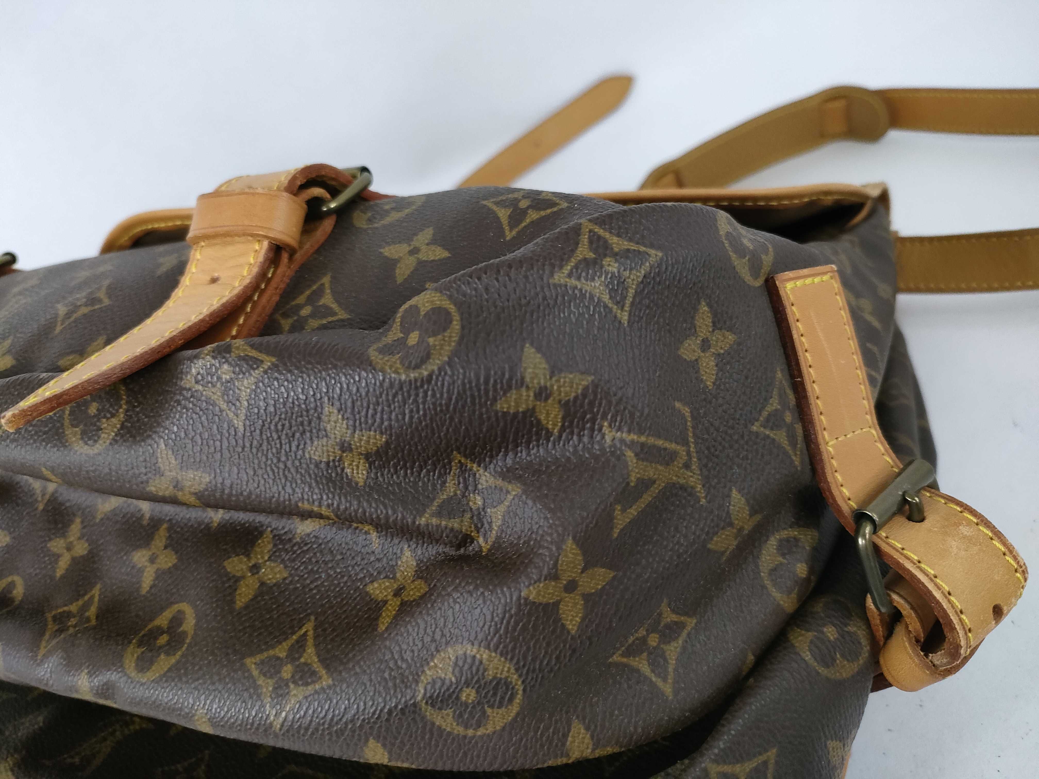 Monogram Saumur Brown Shoulder Bag — view 6
