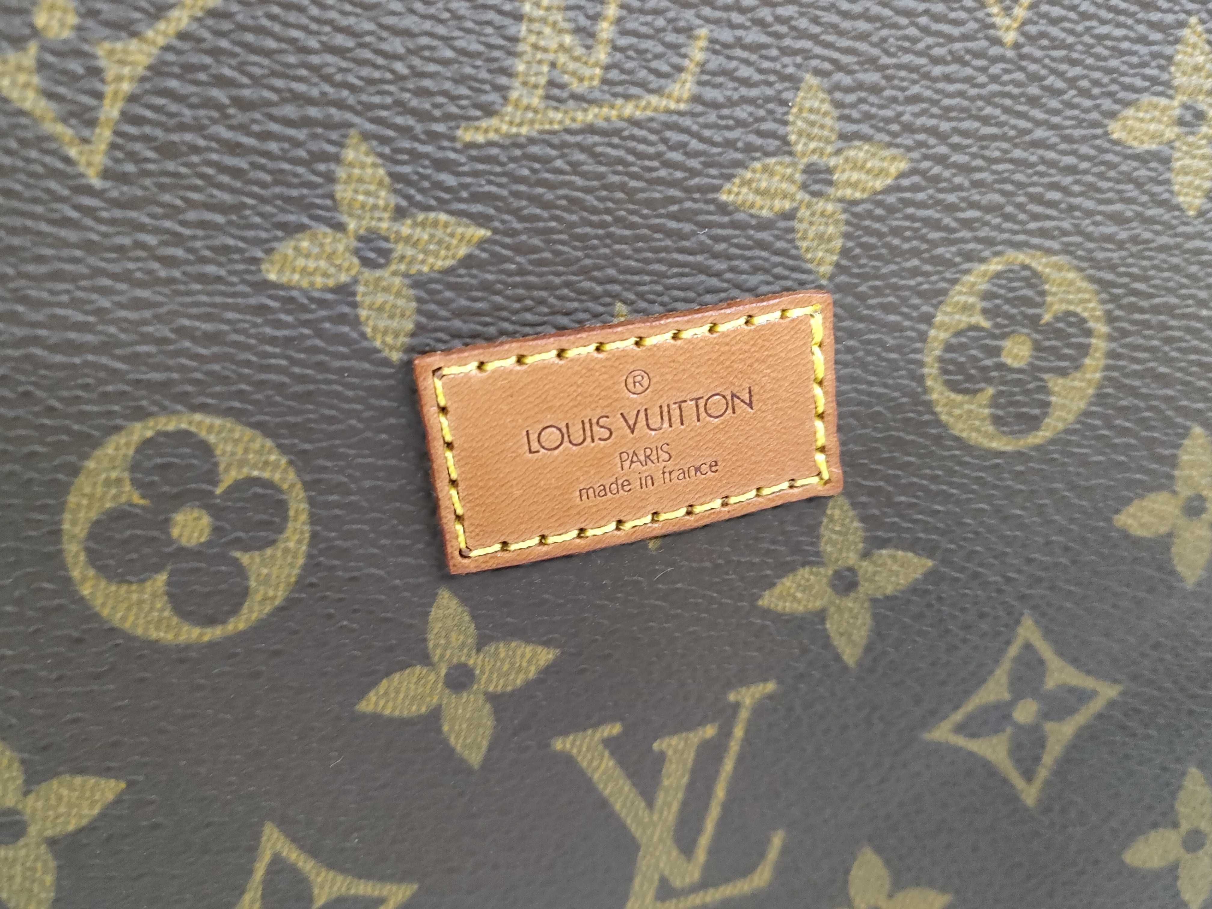 Monogram Saumur Brown Shoulder Bag — view 10