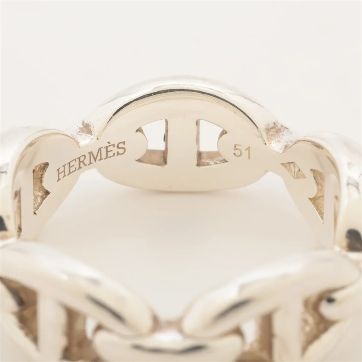 Chaine d'Ancre Enchainée 2020 Ring, Size 51, 925 Sterling Silver, 5.5g, 20O106987. — view 3