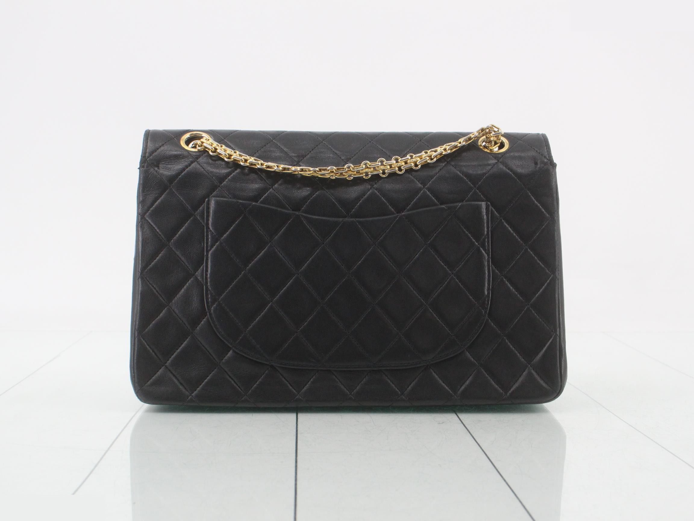 Chanel Lambskin Chain Shoulder Bag, Matelassé — view 2