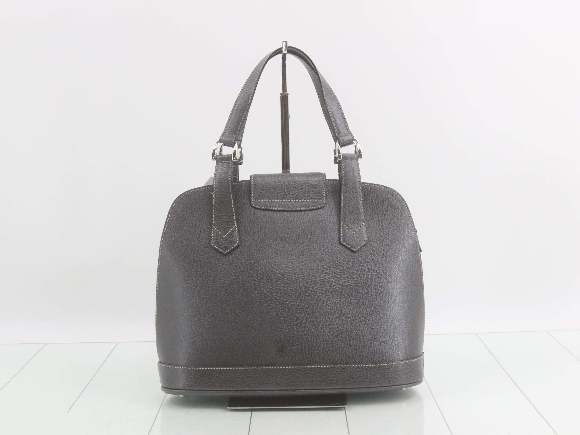 Leather, Gray, W29.5 H23 D11 — view 2