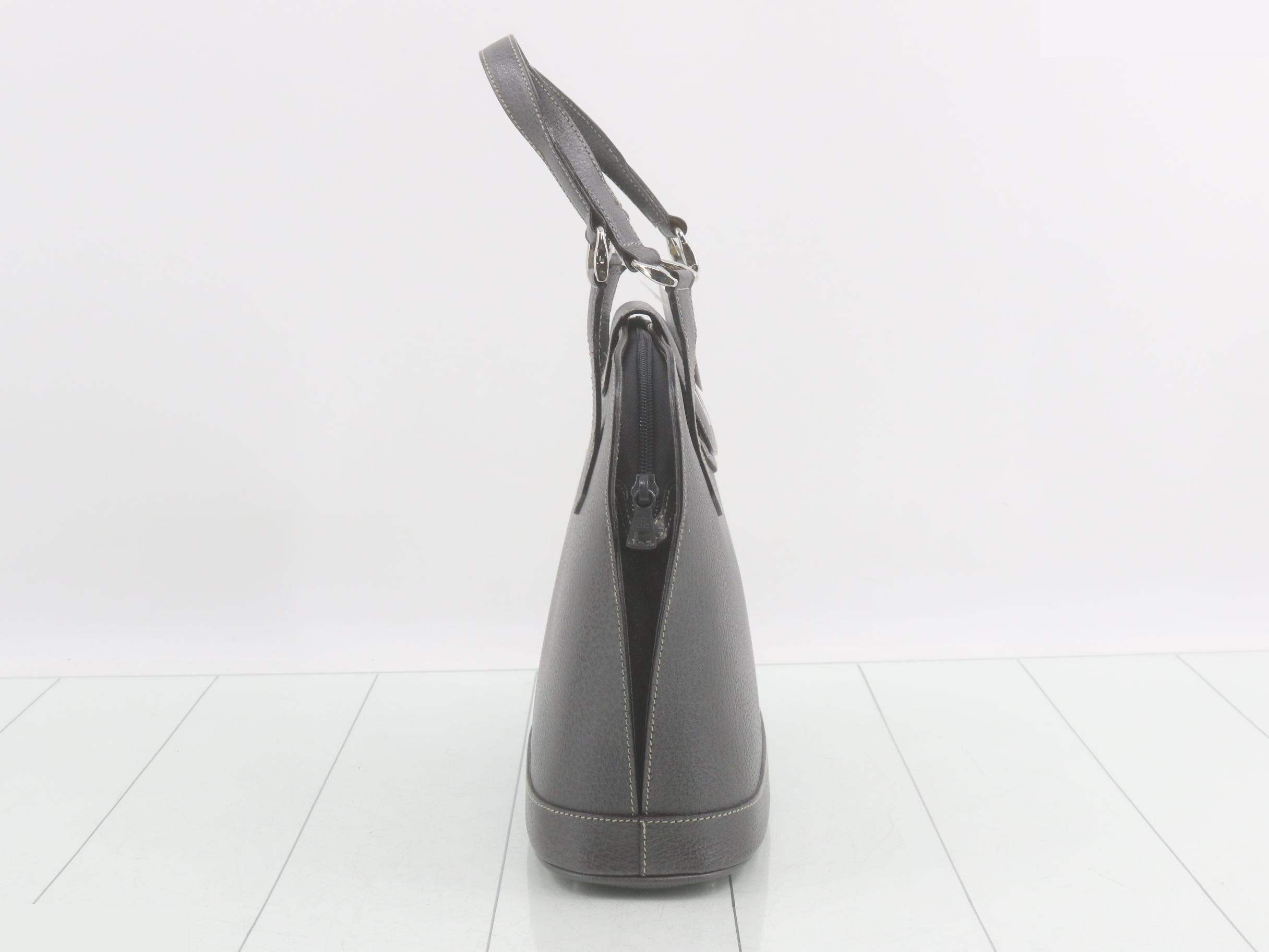 Leather, Gray, W29.5 H23 D11 — view 4