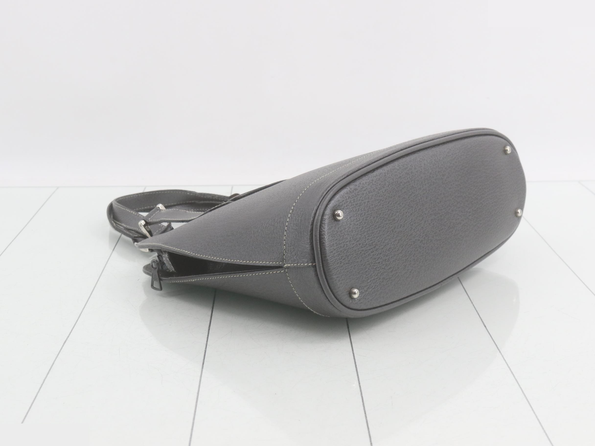 Leather, Gray, W29.5 H23 D11 — view 5