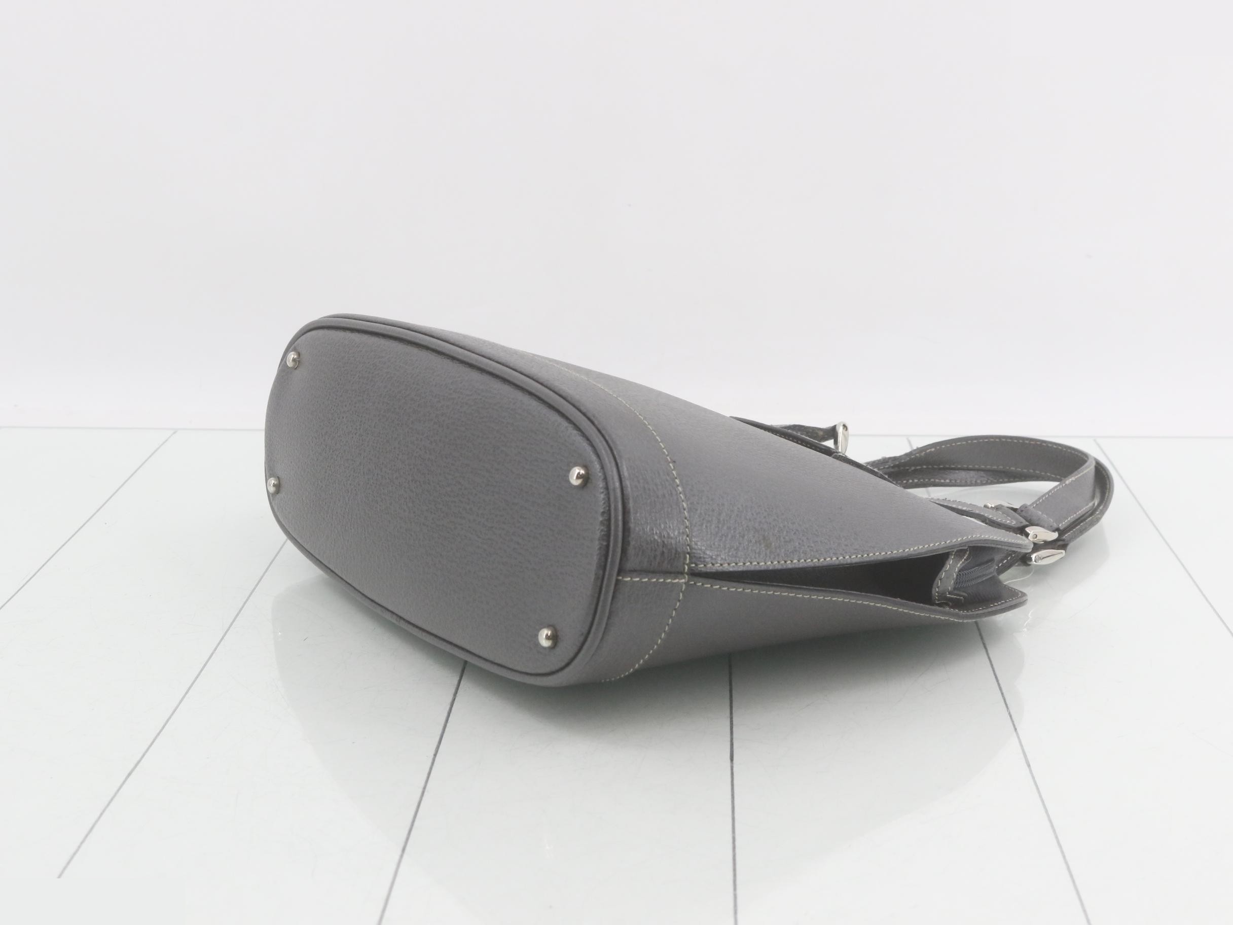 Leather, Gray, W29.5 H23 D11 — view 6
