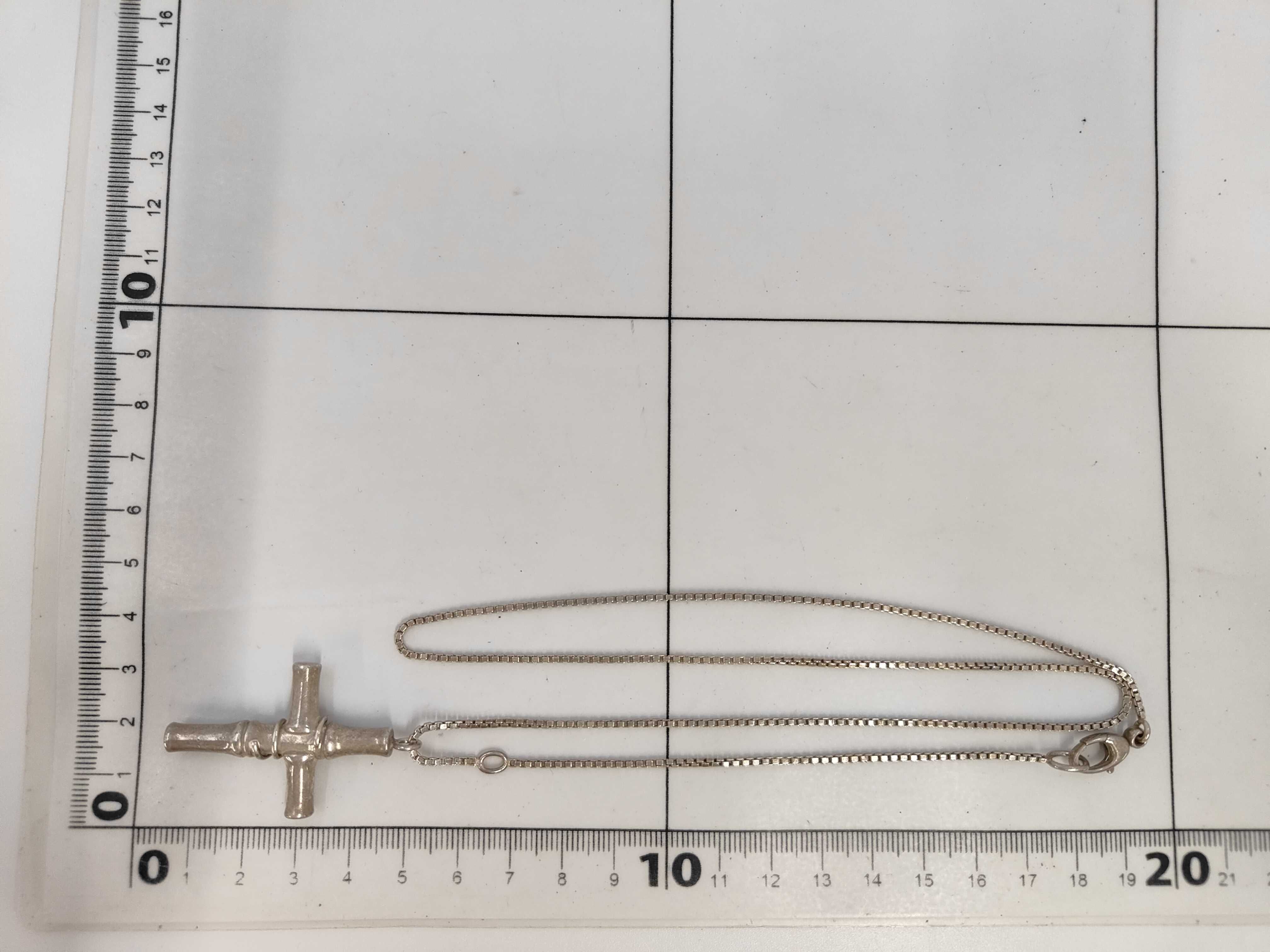 Bamboo Necklace Cross SV925 23.0g Necklace — view 6