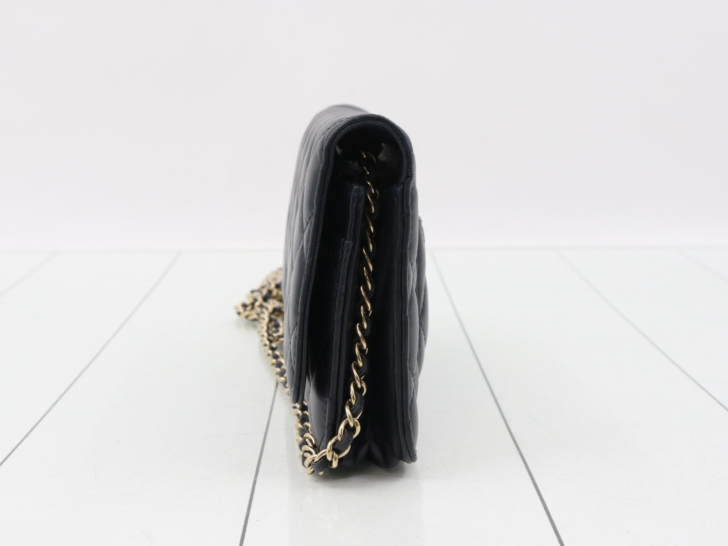 Matelassé Chain Shoulder Bag — view 3