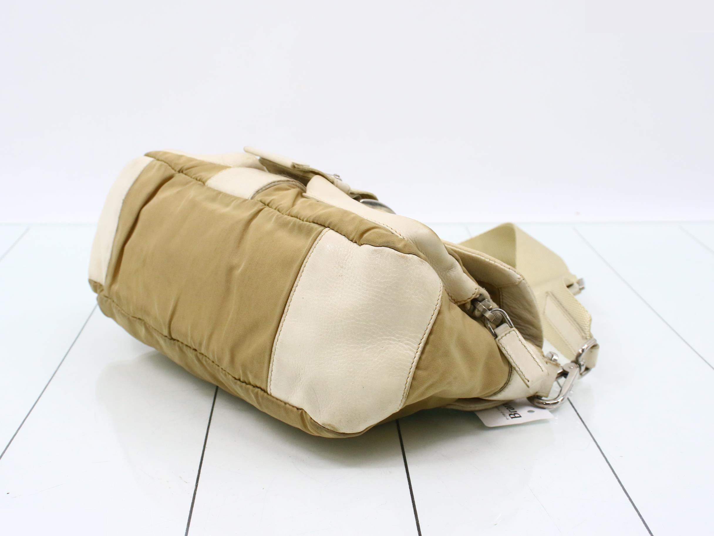 Leather belt shoulder bag — view 6