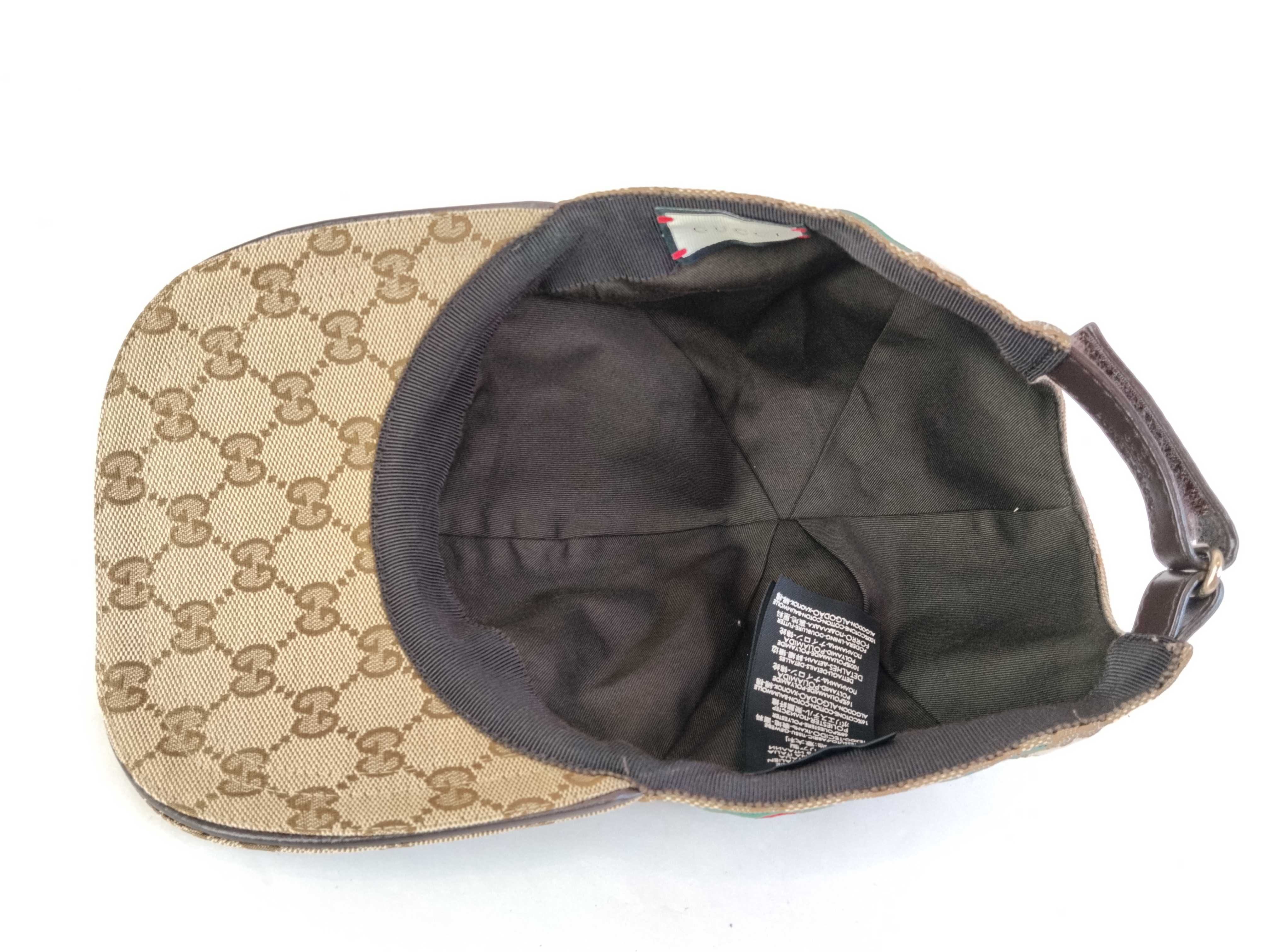 GG Canvas Baseball Cap 601491 (GG Canvas Hat, Sherry Line, Other Accessories) — view 6