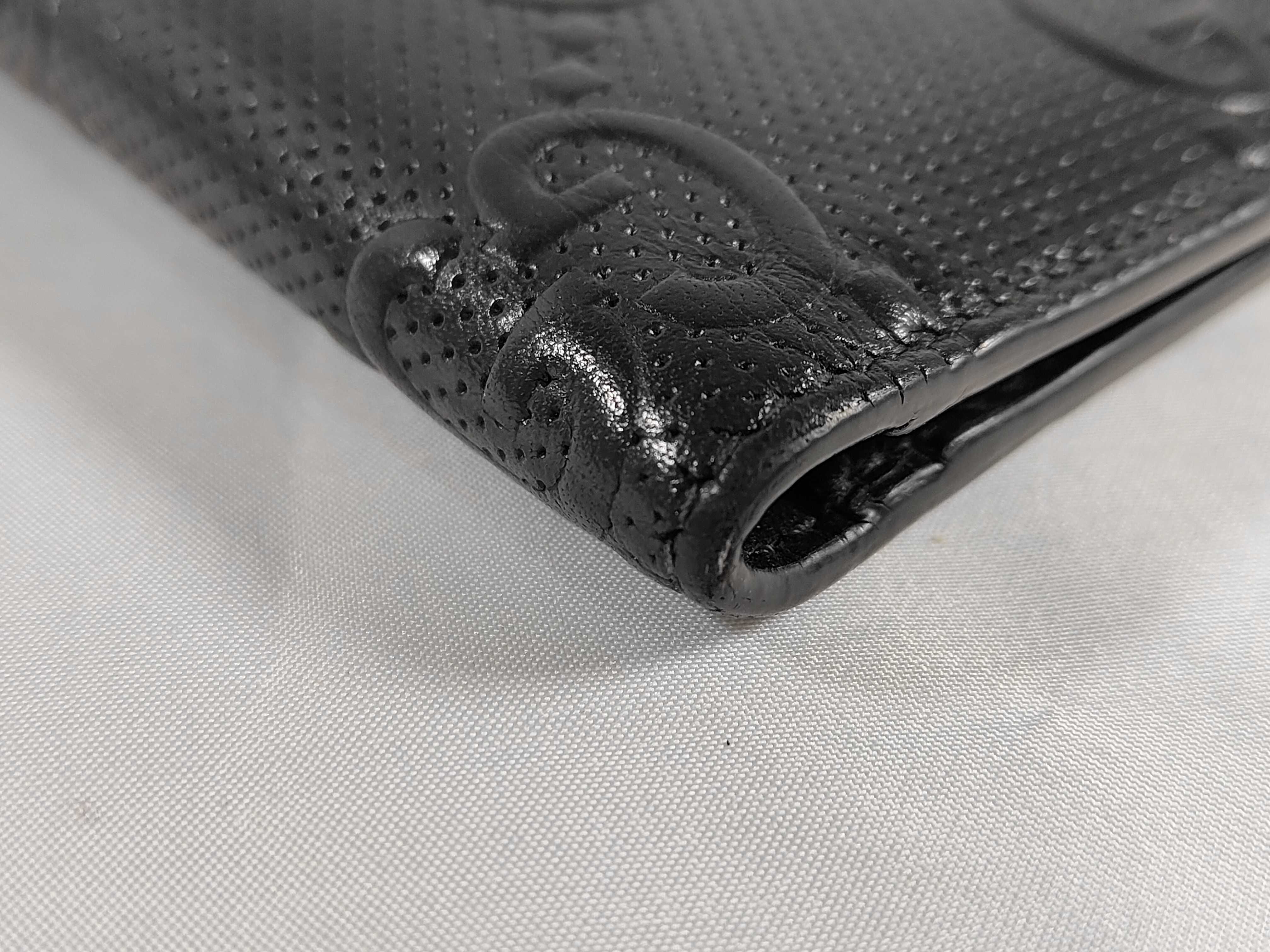 GG 62555 GG Embossed Compact Wallet Black — view 4