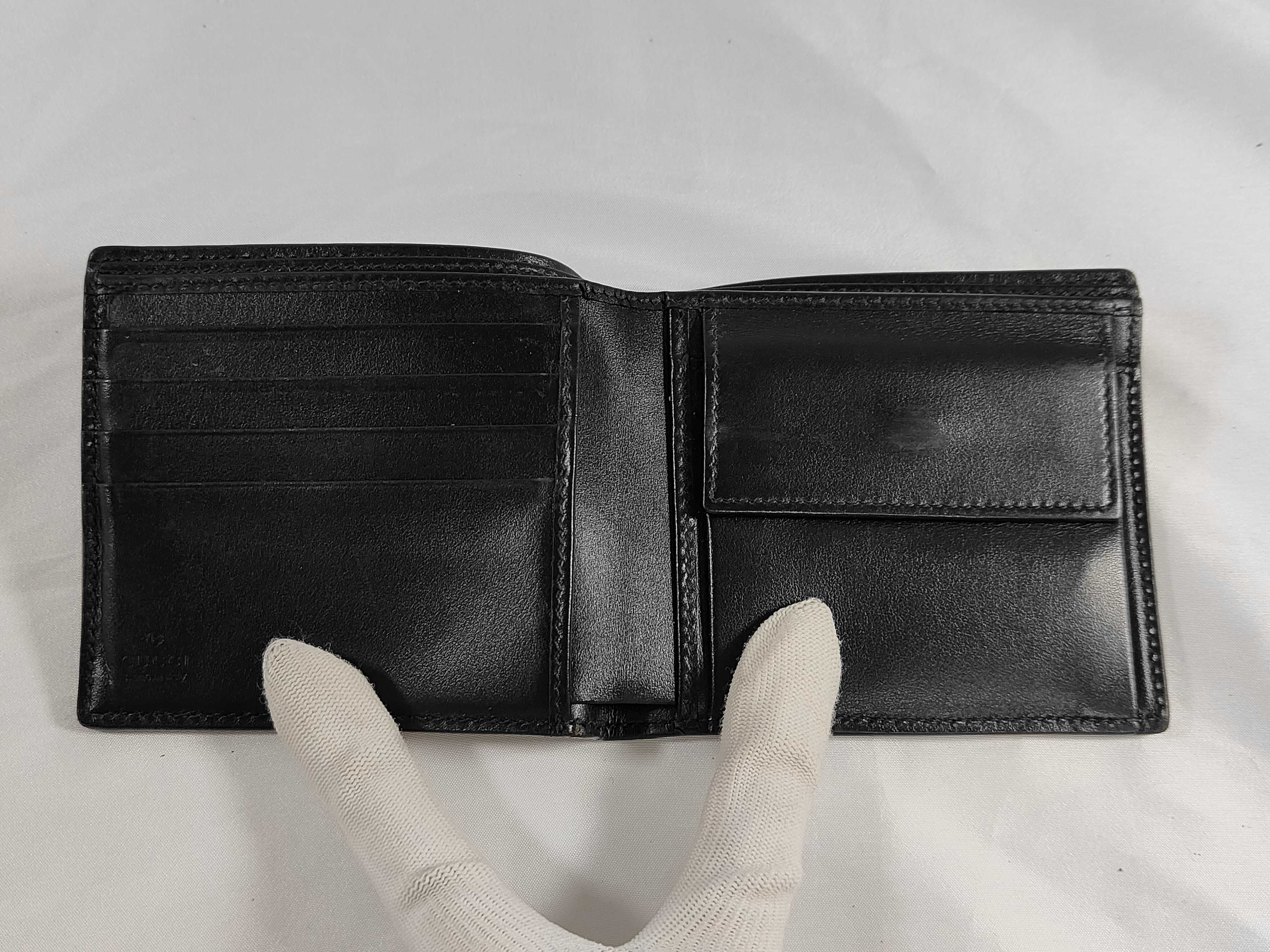 GG 62555 GG Embossed Compact Wallet Black — view 7