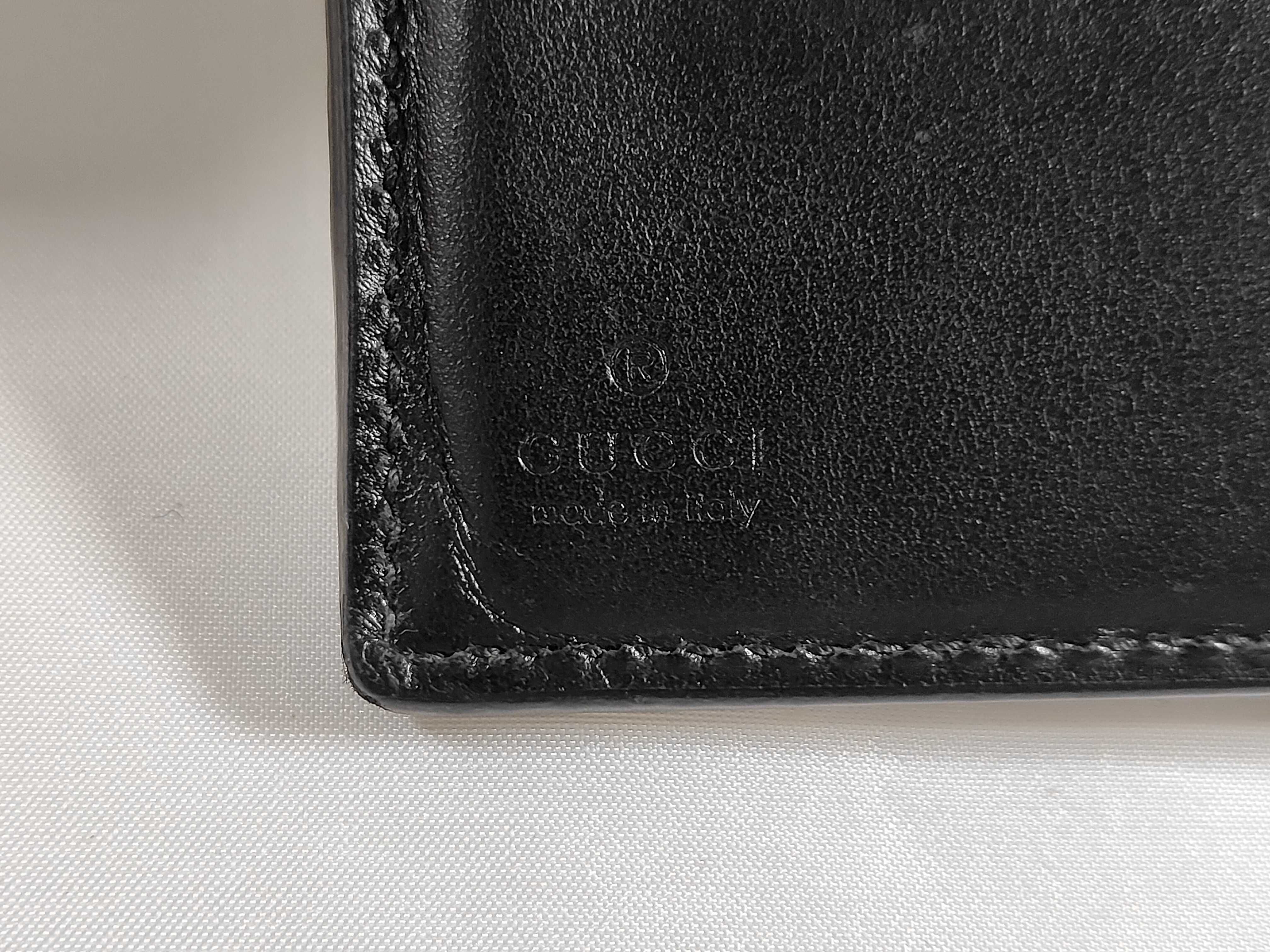 GG 62555 GG Embossed Compact Wallet Black — view 10