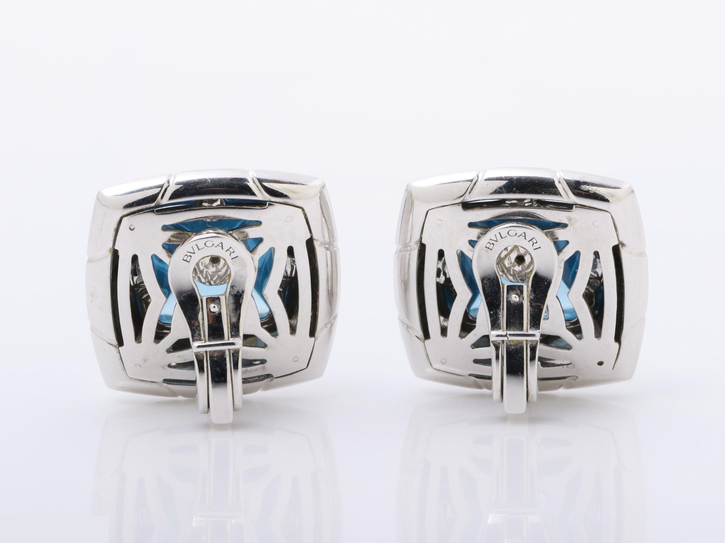 18K White Gold with Blue Topaz, 35.2g — view 4