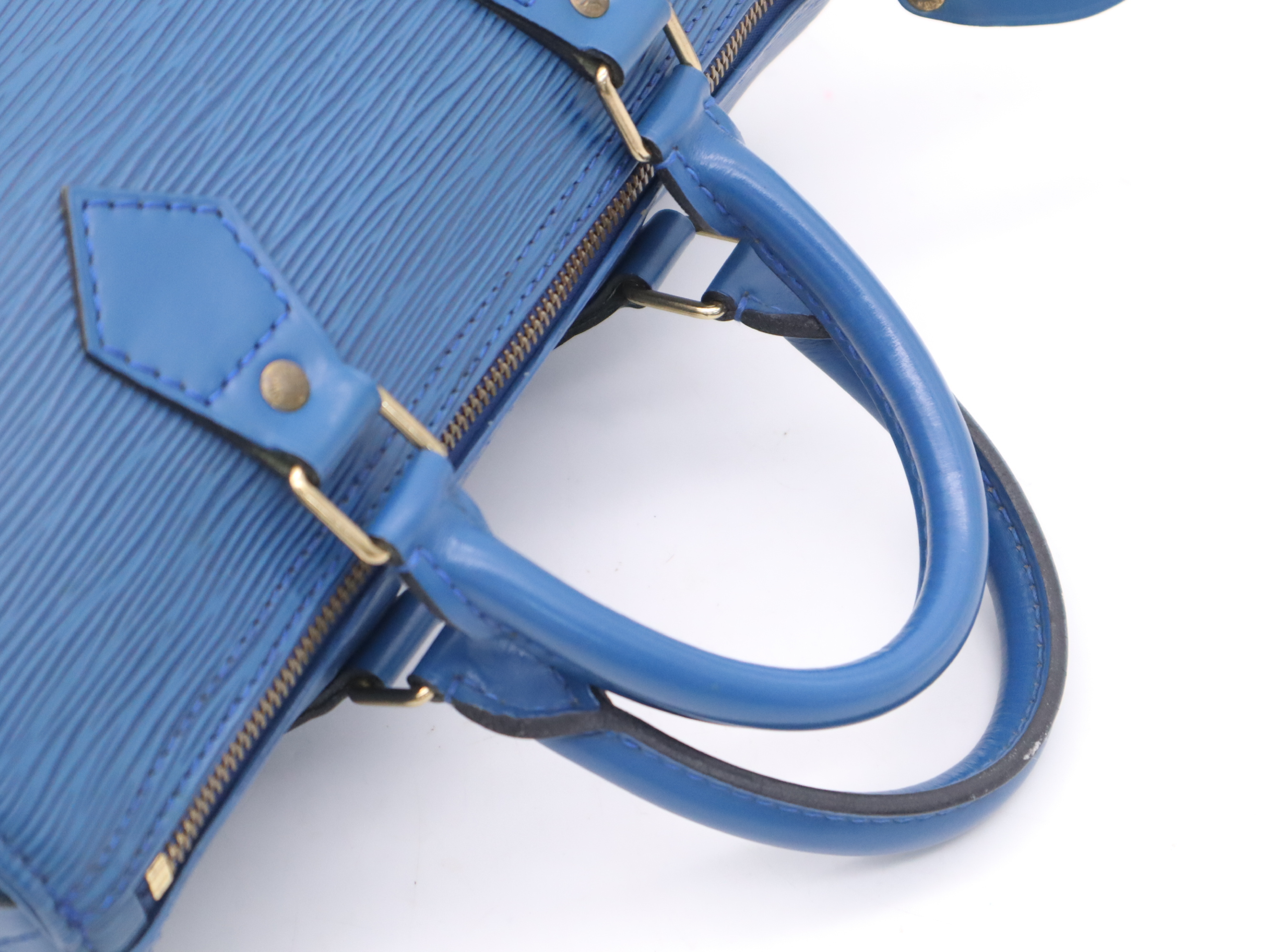 M43015 Epi Speedy 25 Toledo Blue Handbag — view 6