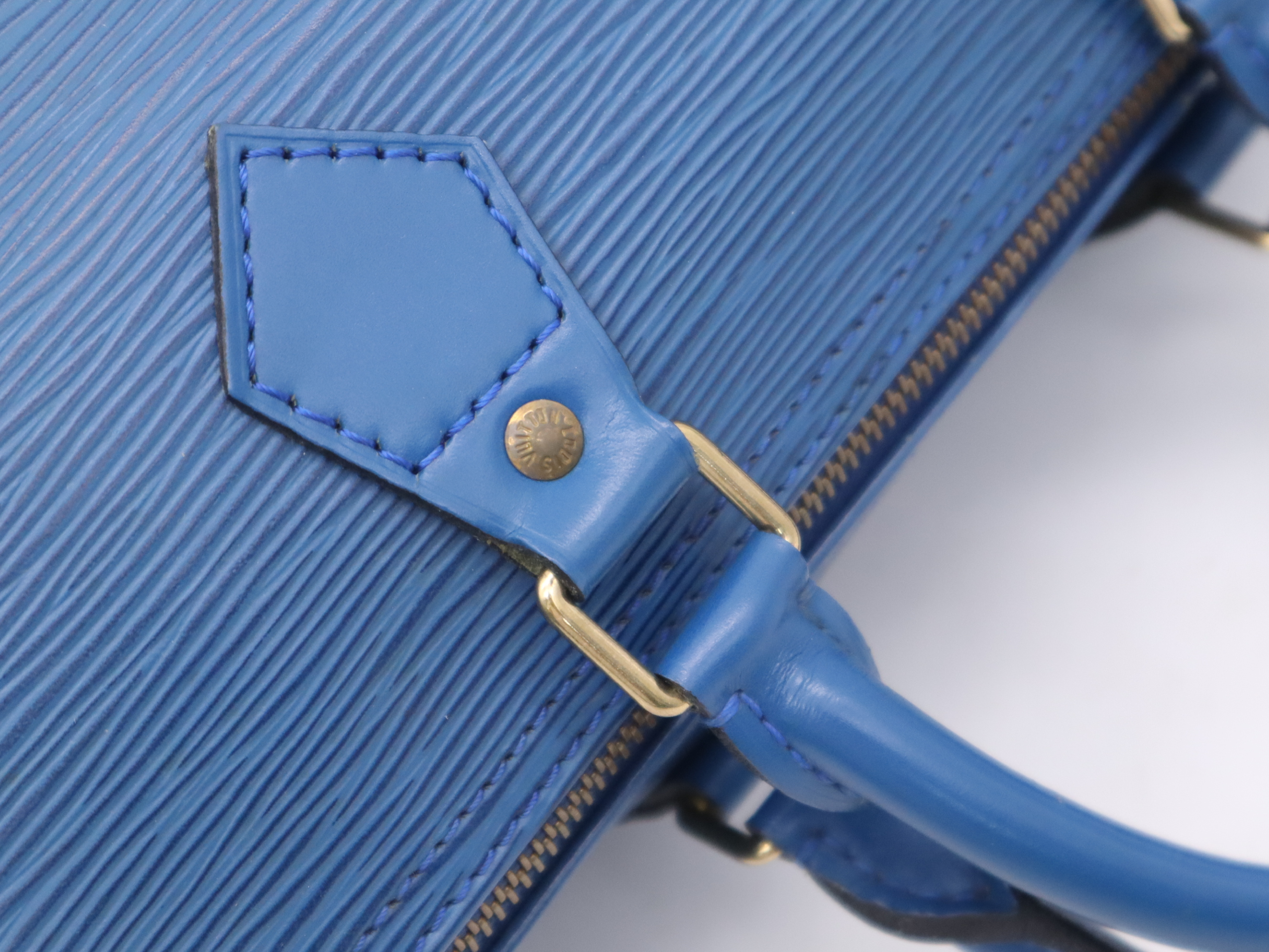 M43015 Epi Speedy 25 Toledo Blue Handbag — view 7