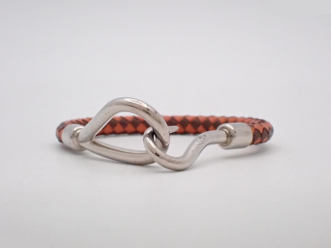 Jumbo bracelet, leather bracelet, wrist circumference approximately 15cm