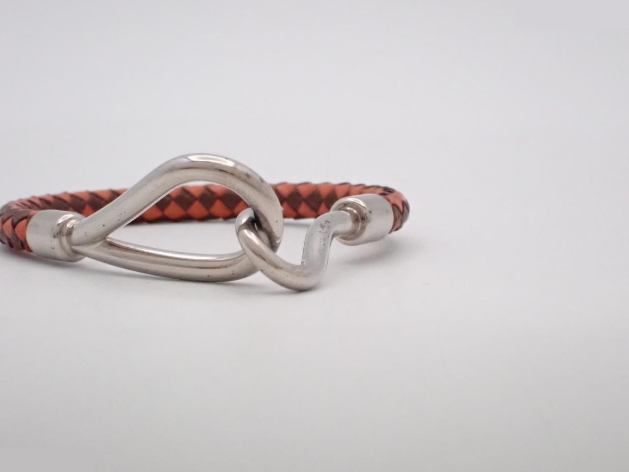 Jumbo bracelet, leather bracelet, wrist circumference approximately 15cm — view 3