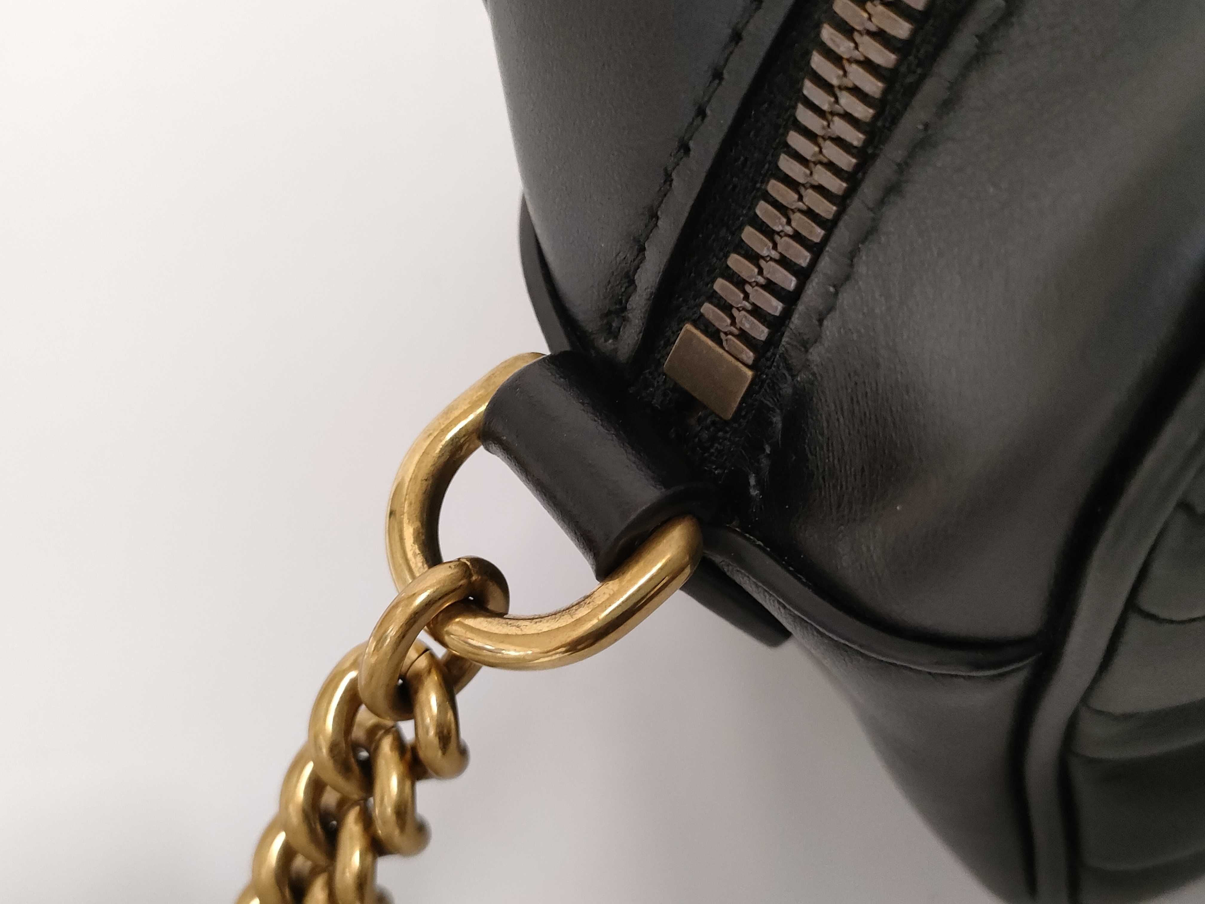 GG Marmont Shoulder Bag 447632 Leather Black Shoulder Bag — view 4