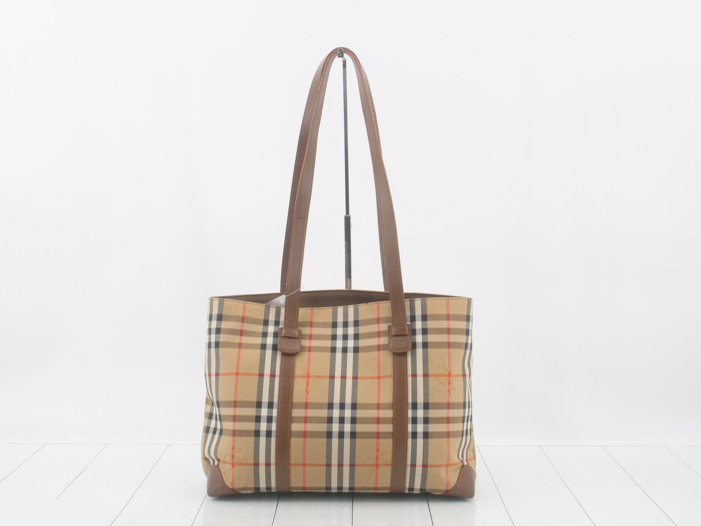 Nova Check Shoulder Tote Bag — view 2