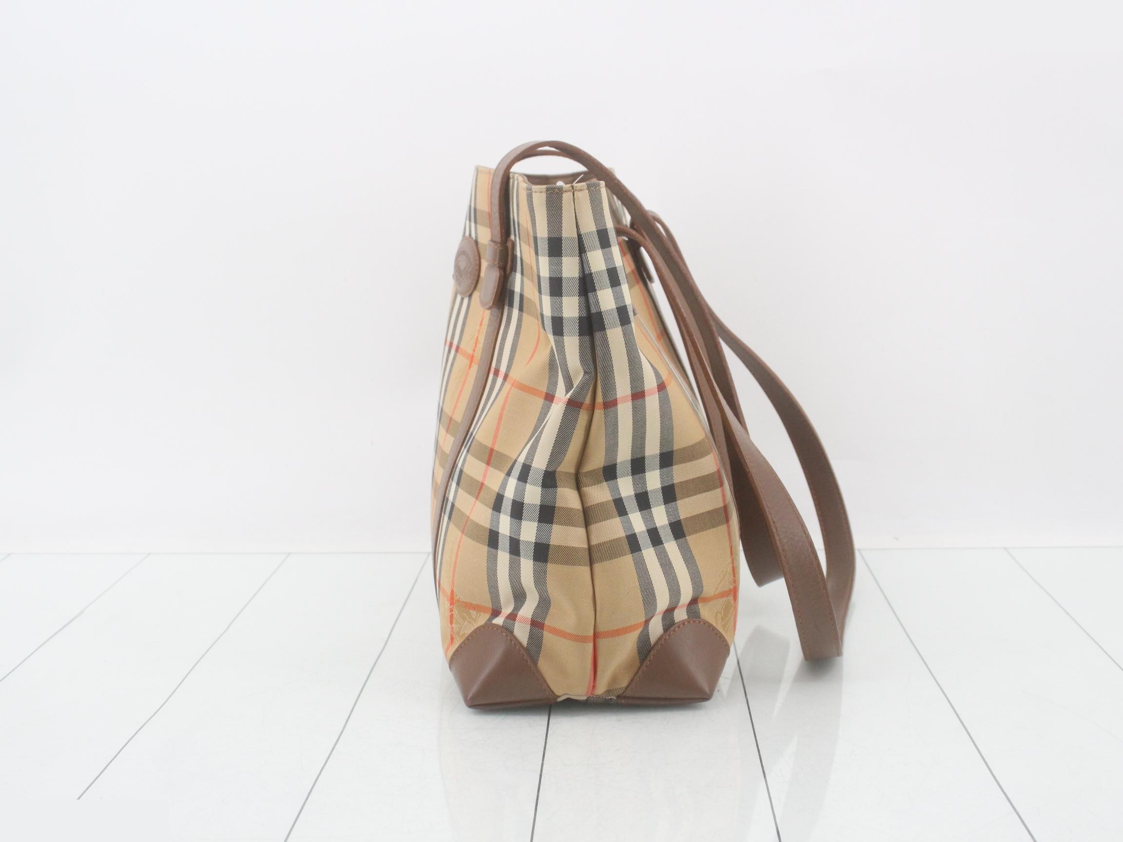 Nova Check Shoulder Tote Bag — view 3