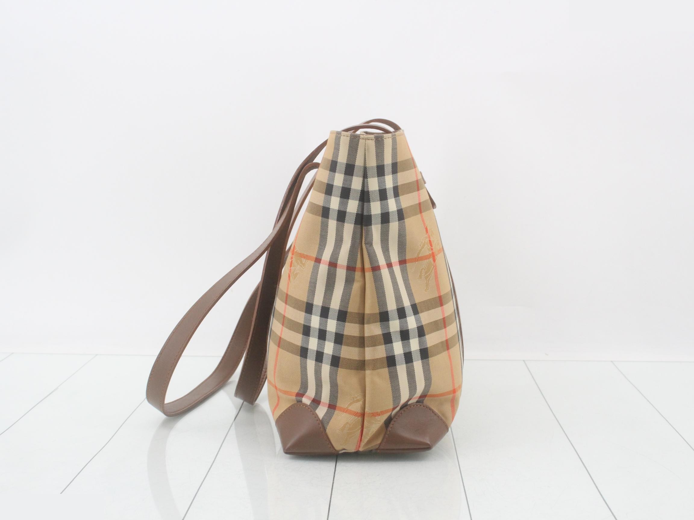 Nova Check Shoulder Tote Bag — view 4