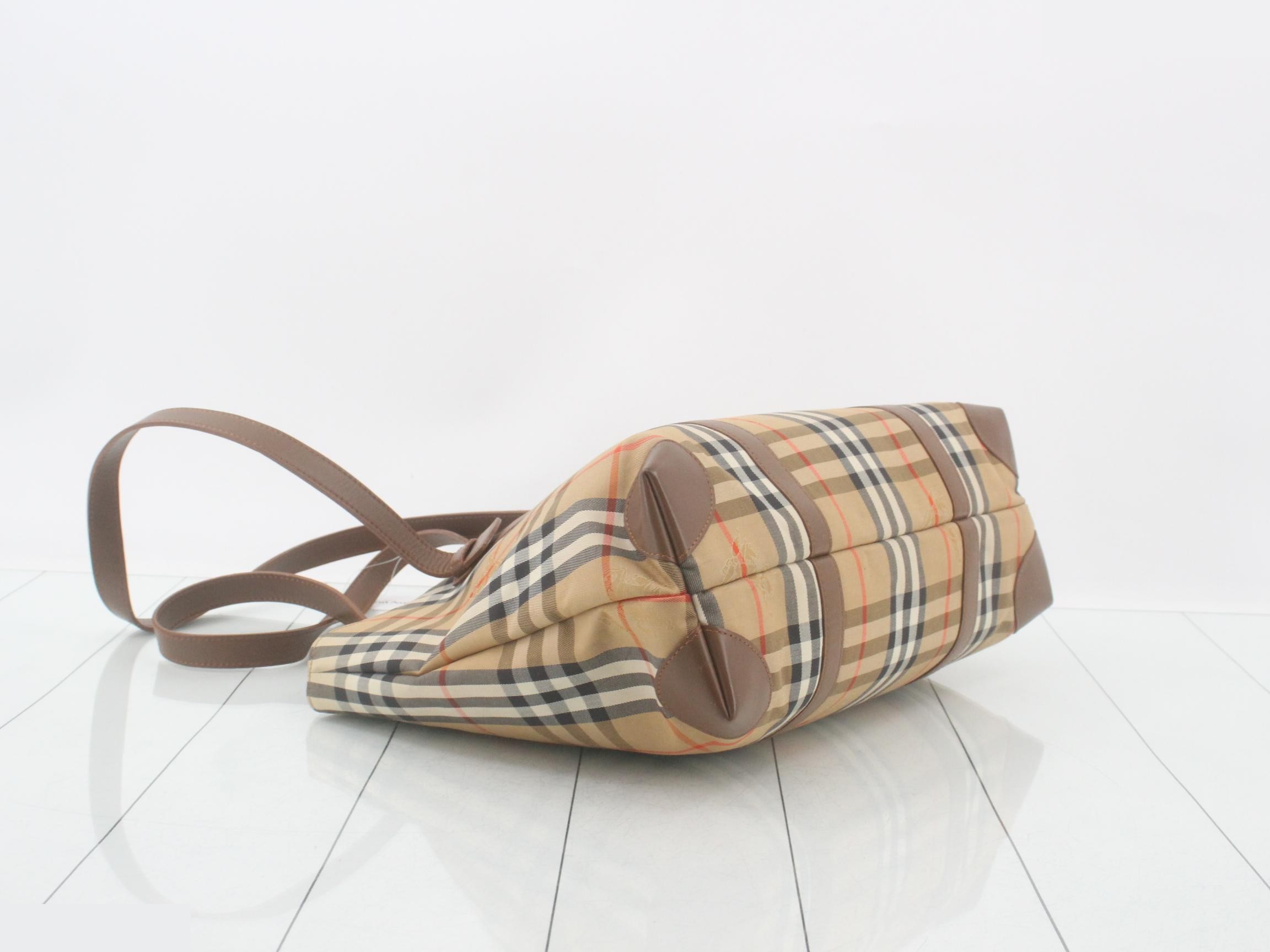 Nova Check Shoulder Tote Bag — view 5