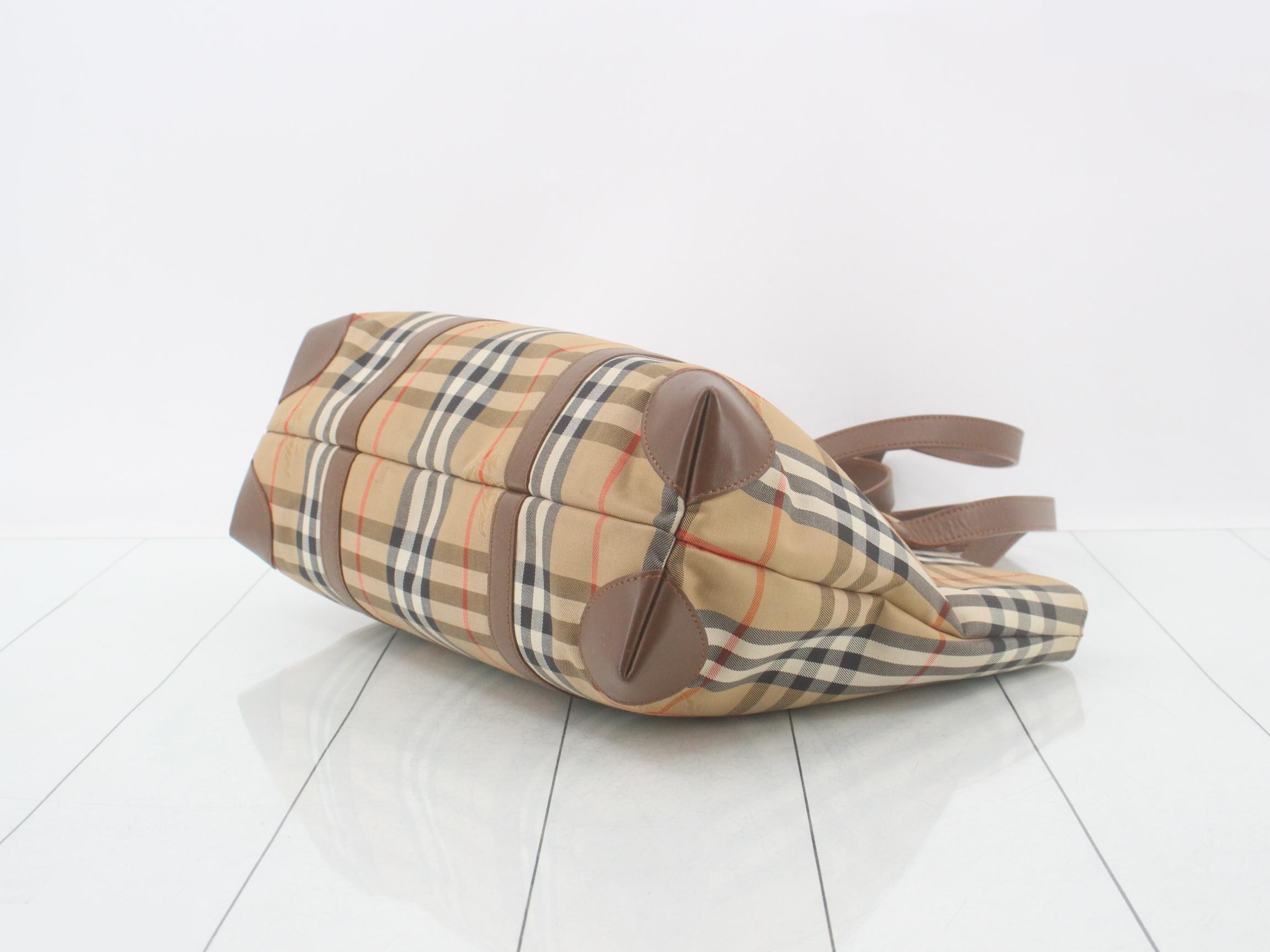 Nova Check Shoulder Tote Bag — view 6