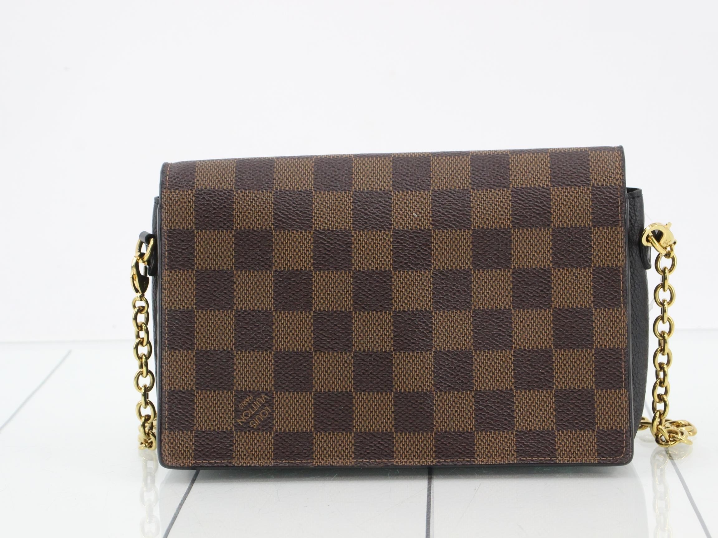 damier chain shoulder bag — view 2
