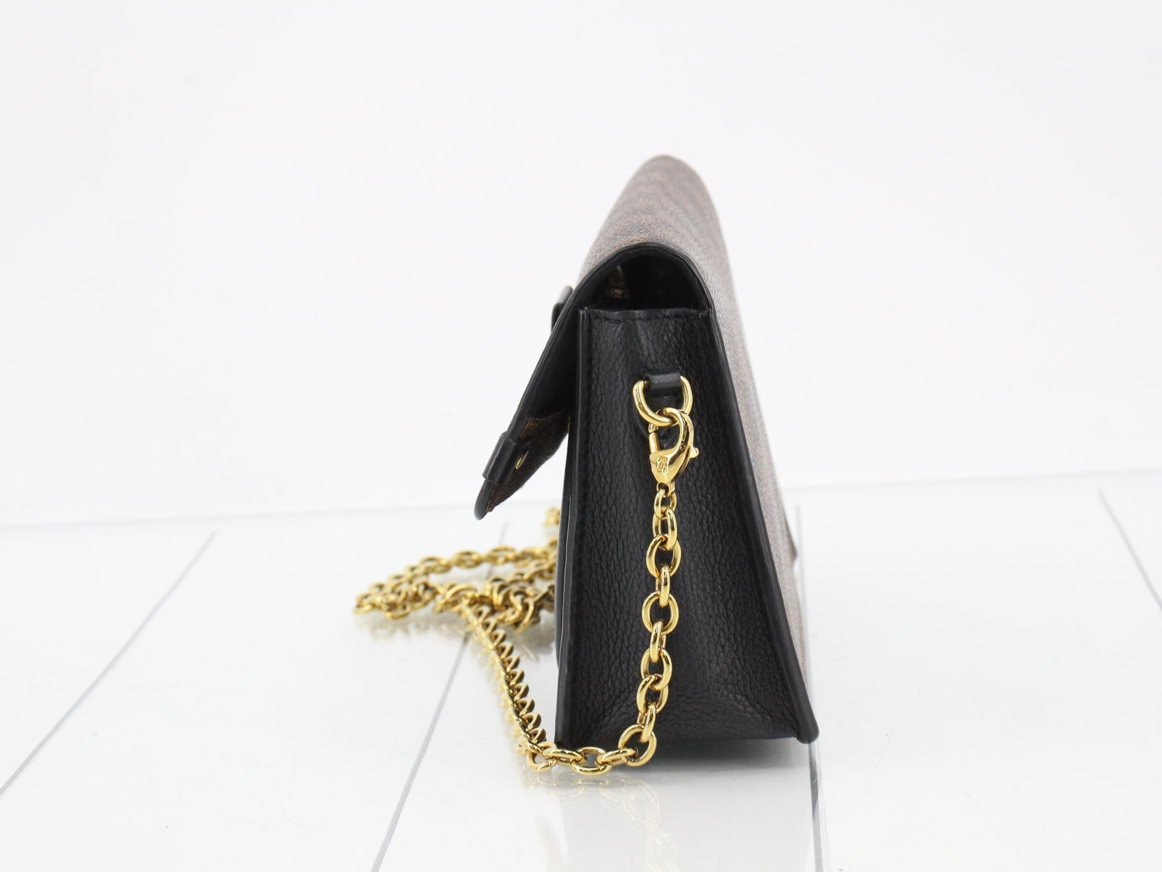 damier chain shoulder bag — view 3