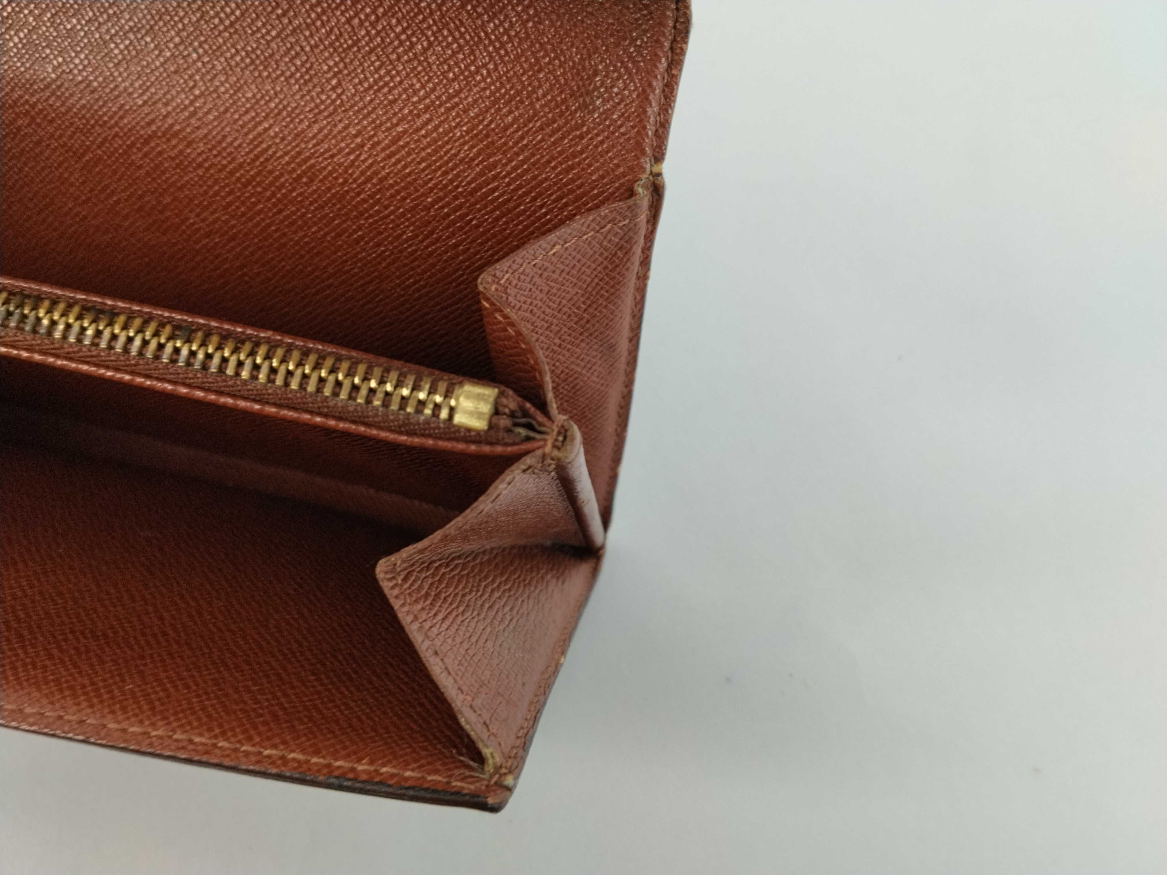 Monogram LV Wallet Pochette Porte Monnaie Credit Brown Wallet — view 11