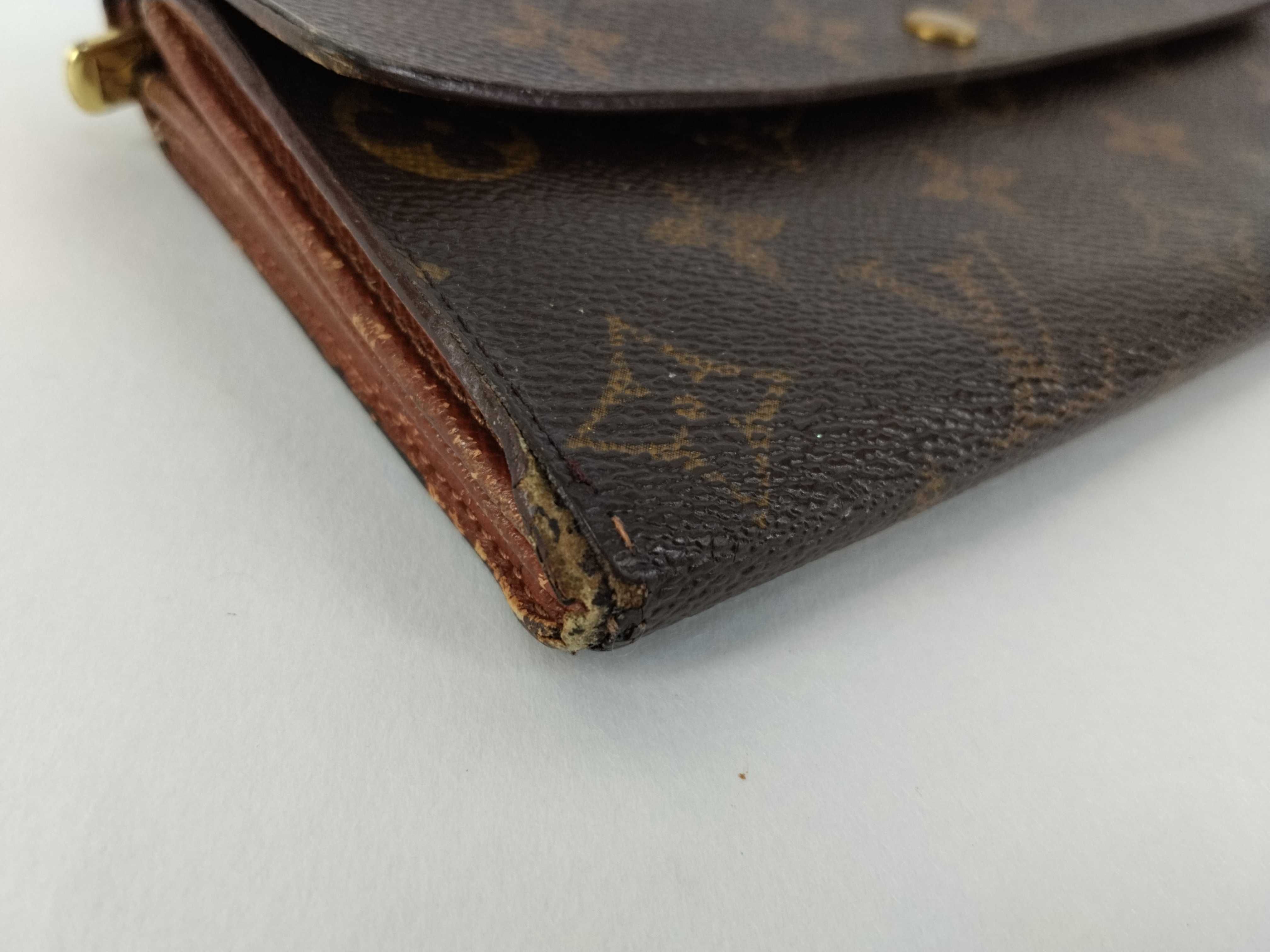Monogram LV Wallet Pochette Porte Monnaie Credit Brown Wallet — view 3