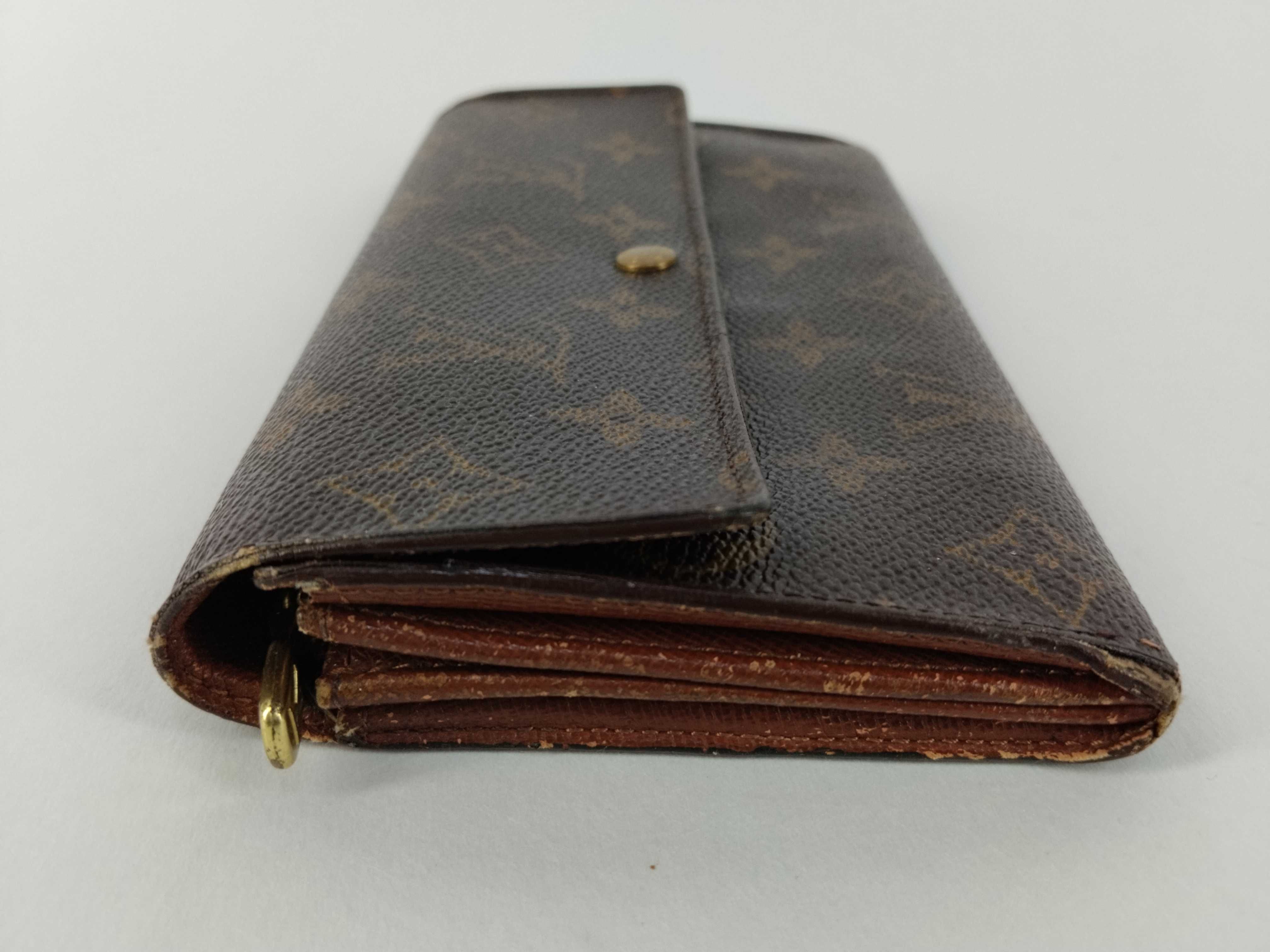 Monogram LV Wallet Pochette Porte Monnaie Credit Brown Wallet — view 4