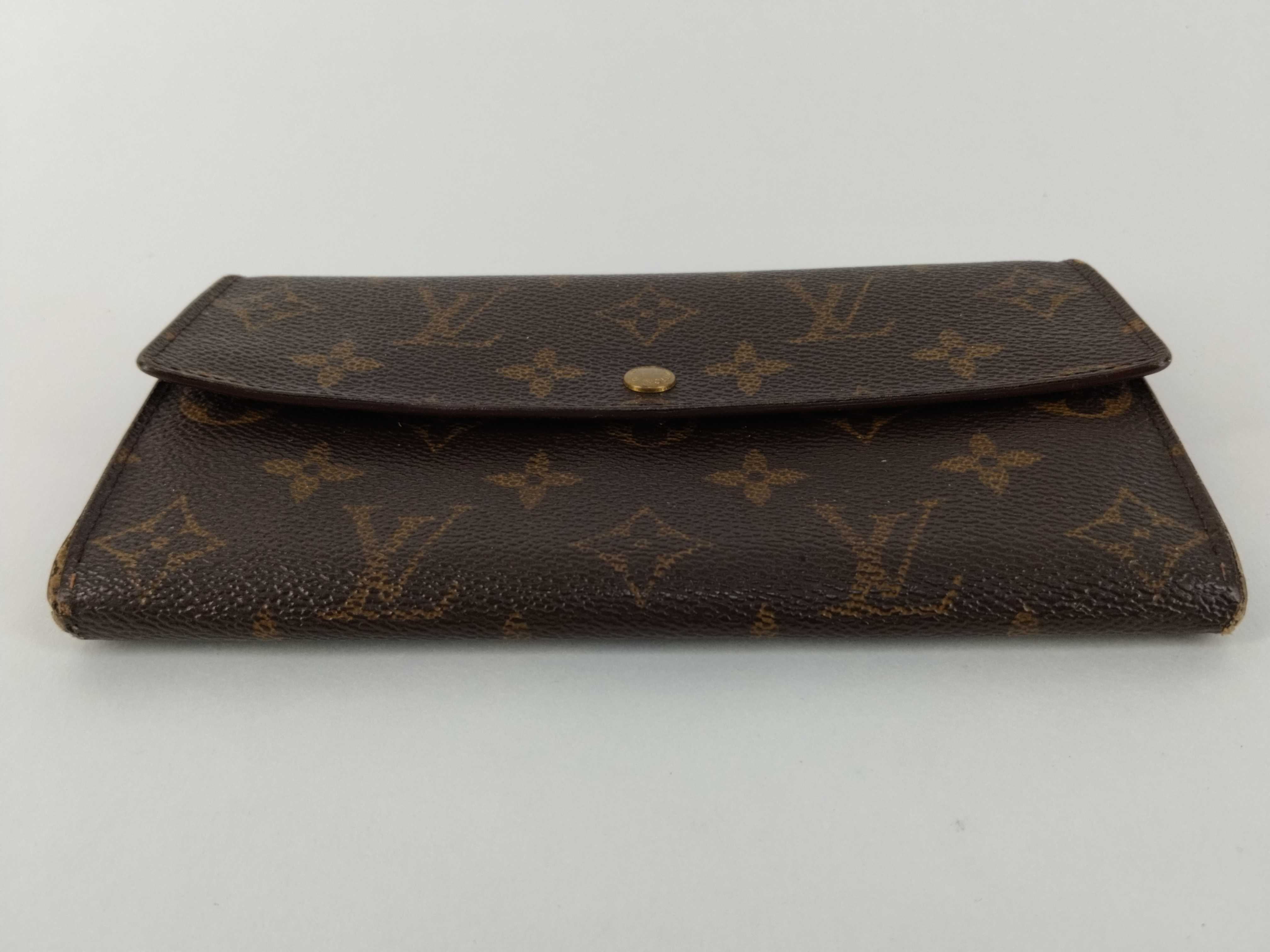 Monogram LV Wallet Pochette Porte Monnaie Credit Brown Wallet — view 5
