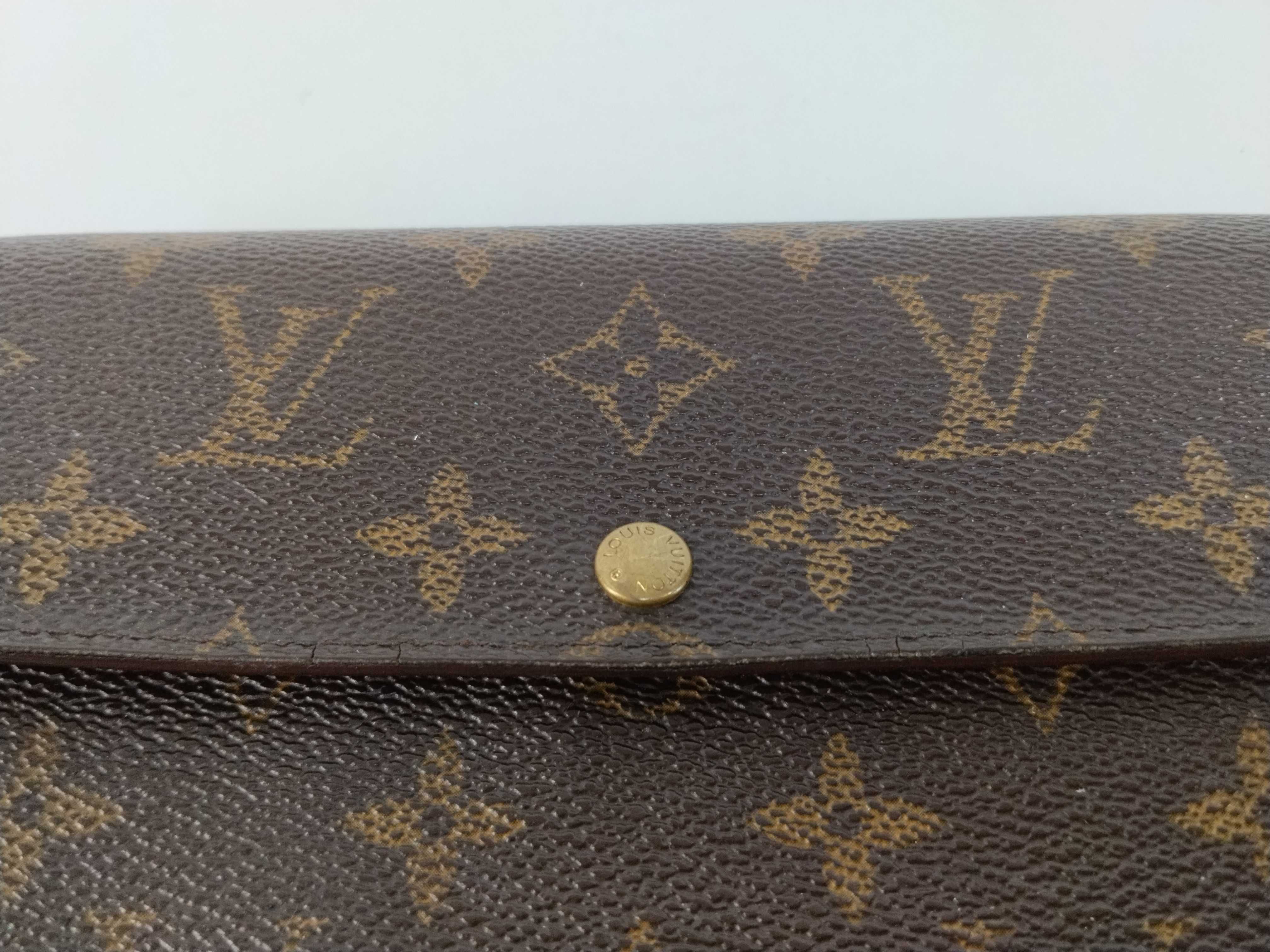 Monogram LV Wallet Pochette Porte Monnaie Credit Brown Wallet — view 8