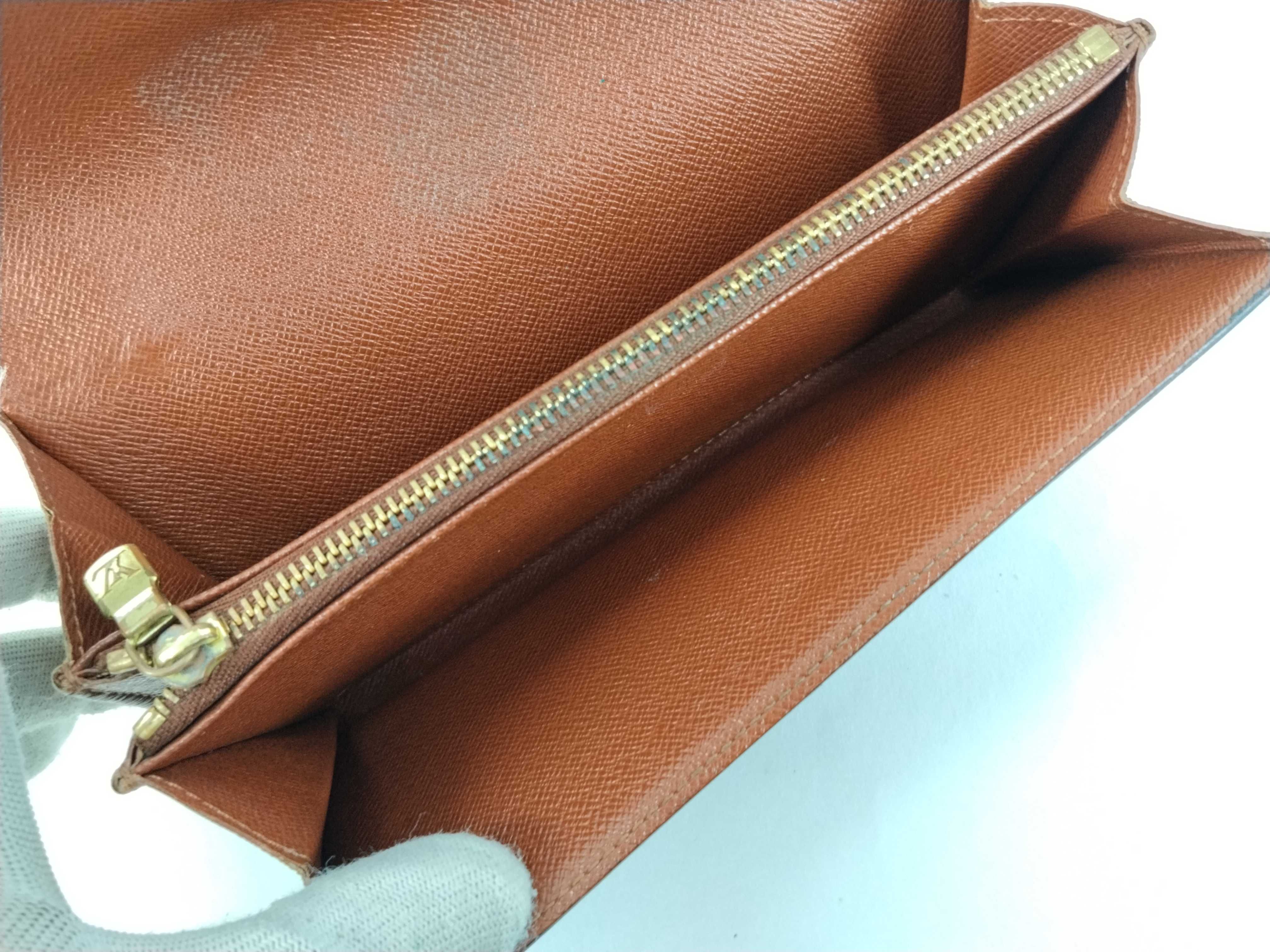 Monogram LV Wallet Pochette Porte Monnaie Credit Brown Wallet — view 10