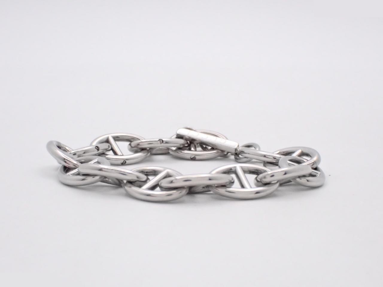 Anchor Chain Bracelet Band, GG Gold, Wrist size approx. 17cm, 27.1g — view 2