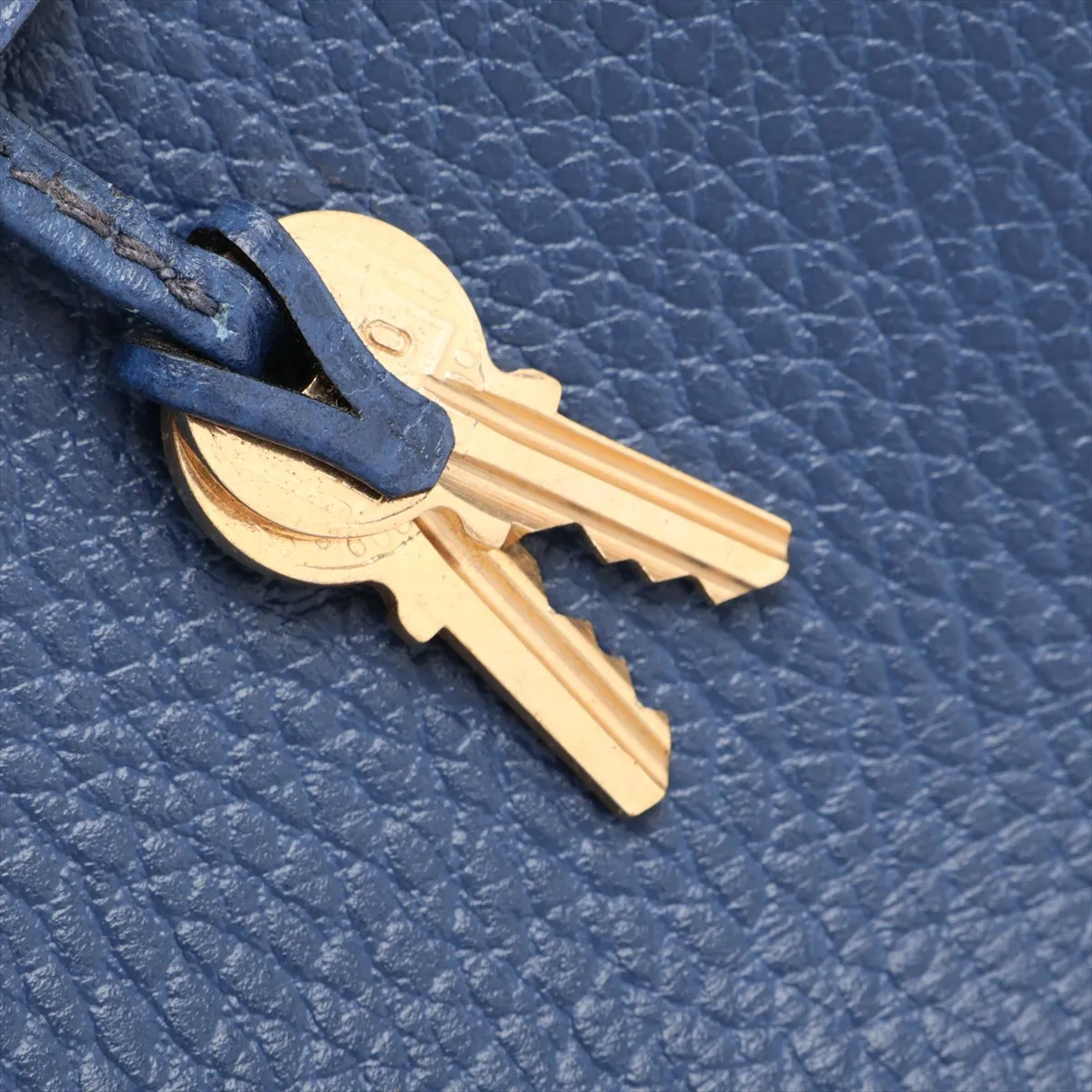 [Individually packaged] Hermes Birkin 35 Letournée Ardennes Blue Roy Gold Hardware A: 1997 — view 11