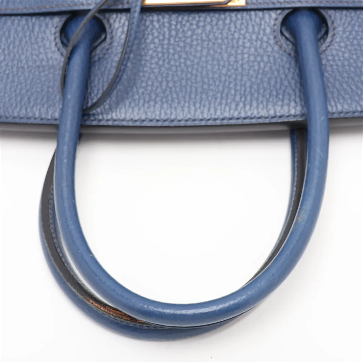 [Individually packaged] Hermes Birkin 35 Letournée Ardennes Blue Roy Gold Hardware A: 1997 — view 5