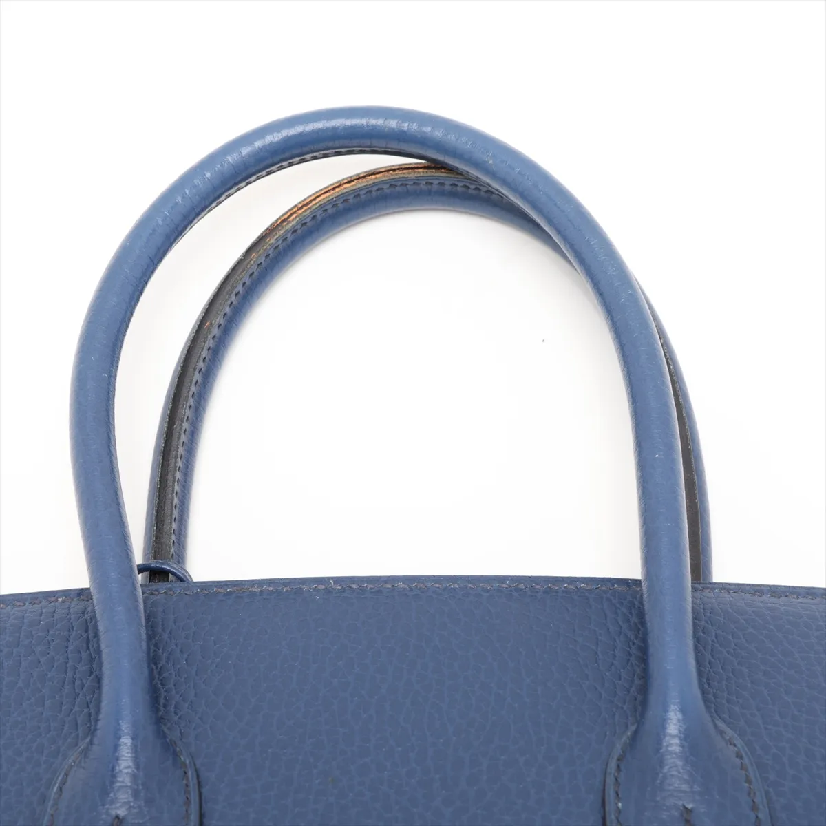 [Individually packaged] Hermes Birkin 35 Letournée Ardennes Blue Roy Gold Hardware A: 1997 — view 6