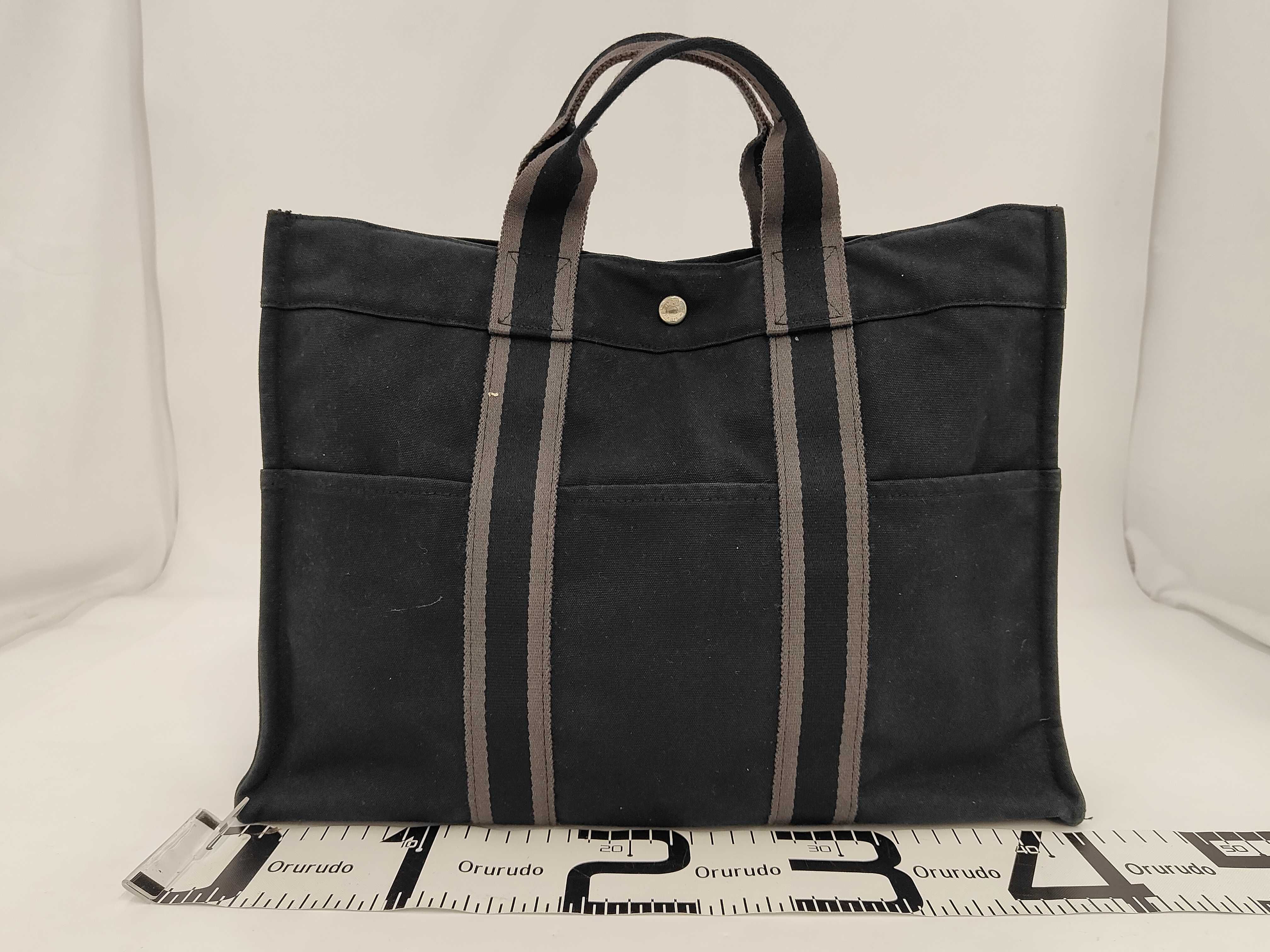 Fourre-Tout MM Tote Bag, Canvas, Black Tote Bag — view 2