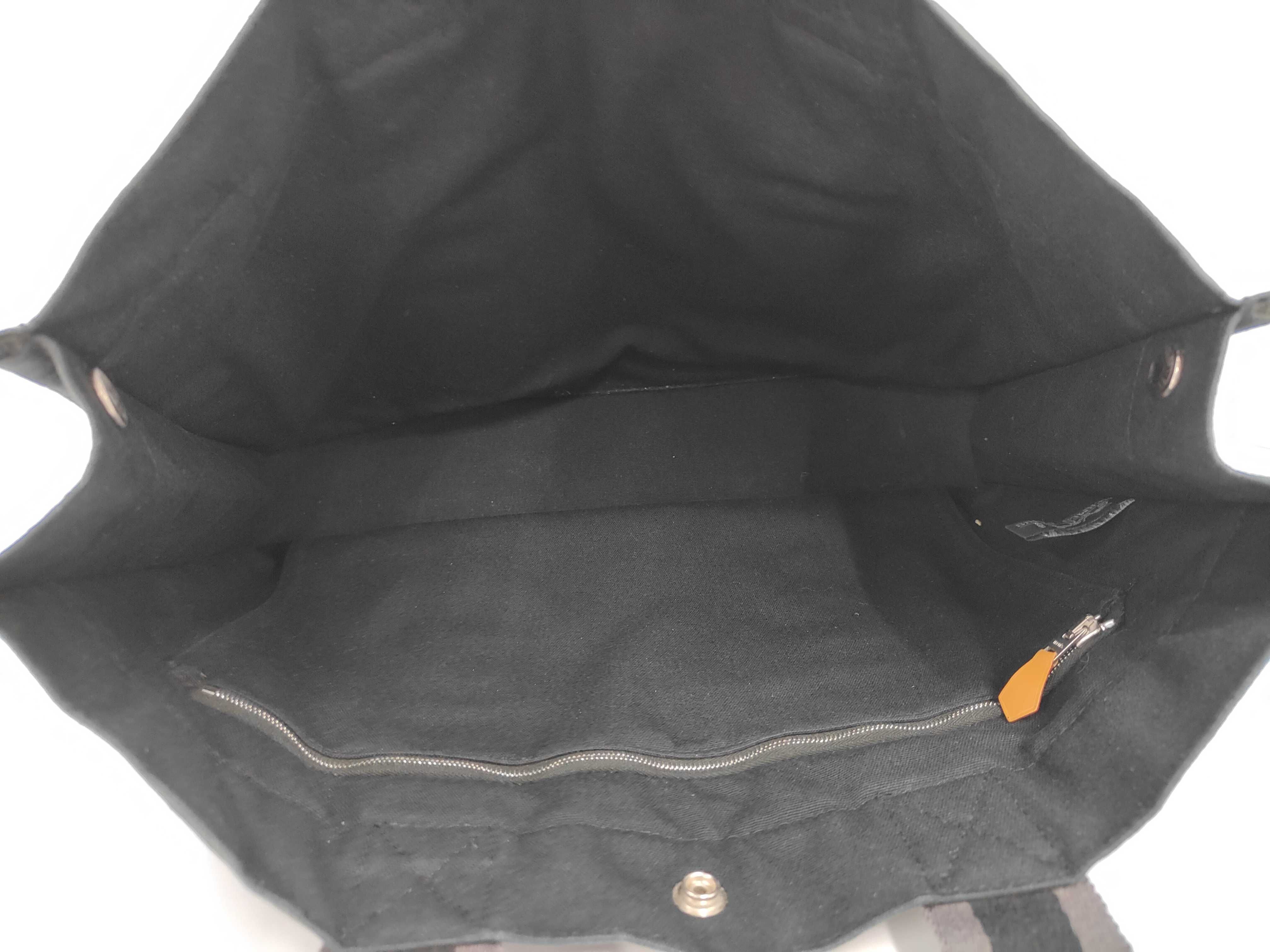 Fourre-Tout MM Tote Bag, Canvas, Black Tote Bag — view 7