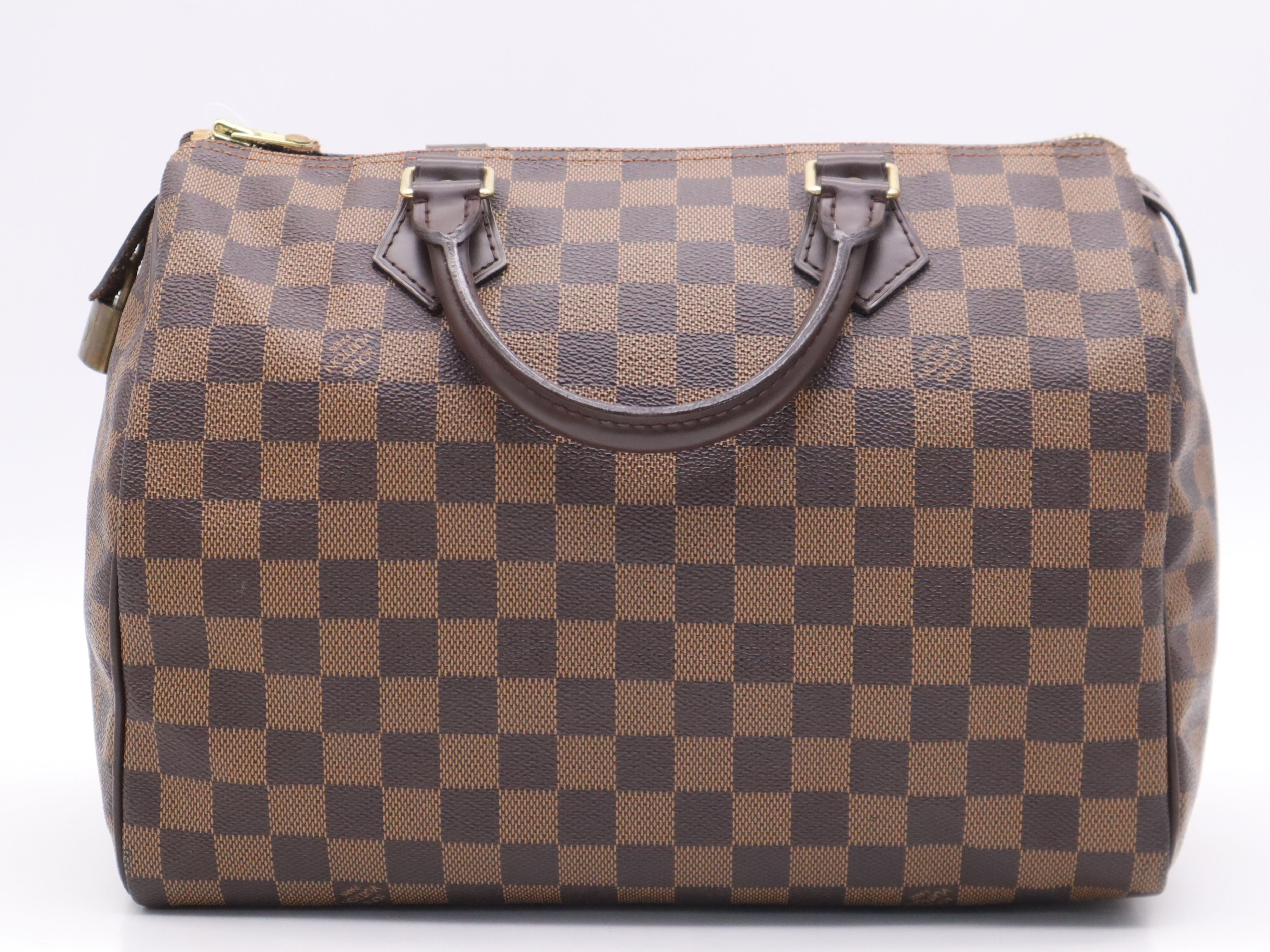 N41531 Damier Speedy 30 (Old Model) Handbag with Padlock, 2 Keys, and Dust Bag — view 2