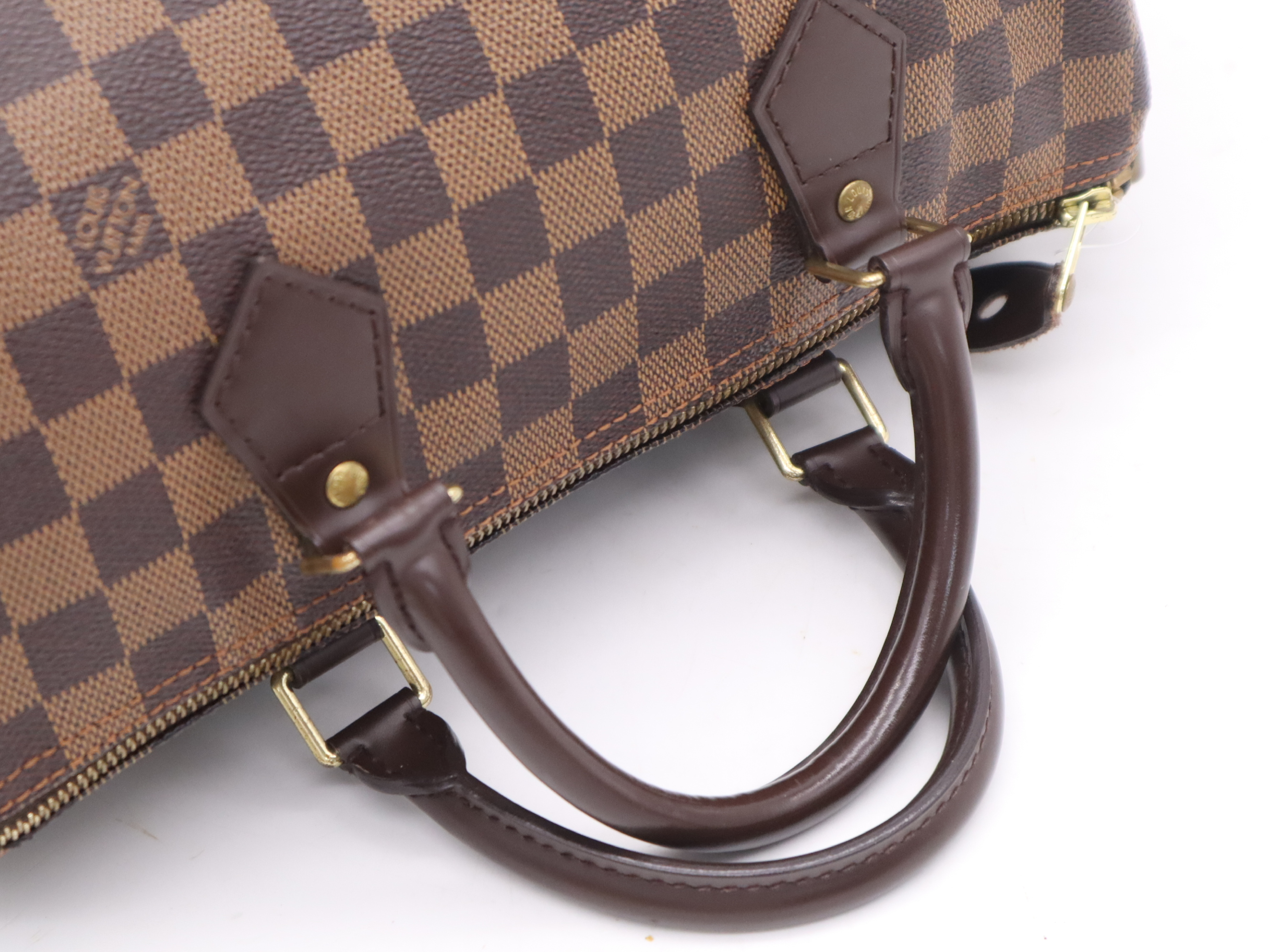 N41531 Damier Speedy 30 (Old Model) Handbag with Padlock, 2 Keys, and Dust Bag — view 6
