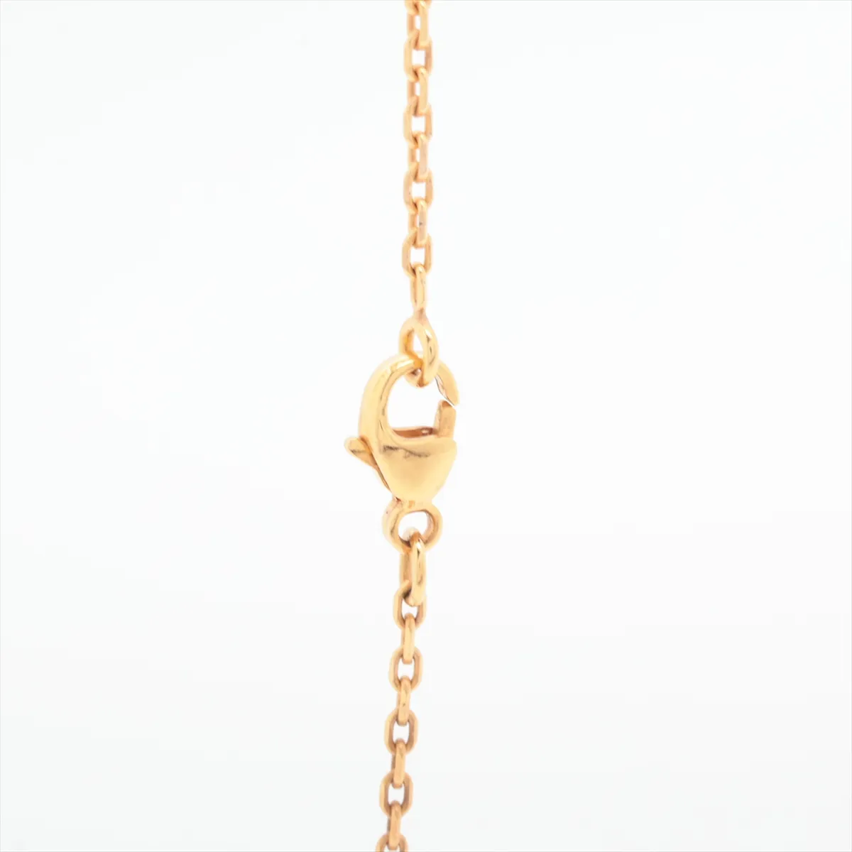 Mini Pop H Necklace GP Gold x Pink Brushes — view 3