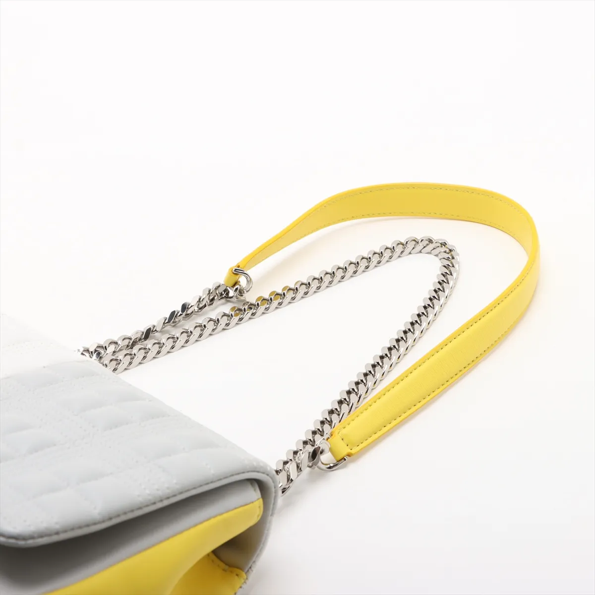 TB Roller Leather Chain Shoulder Bag, Multicolor — view 5