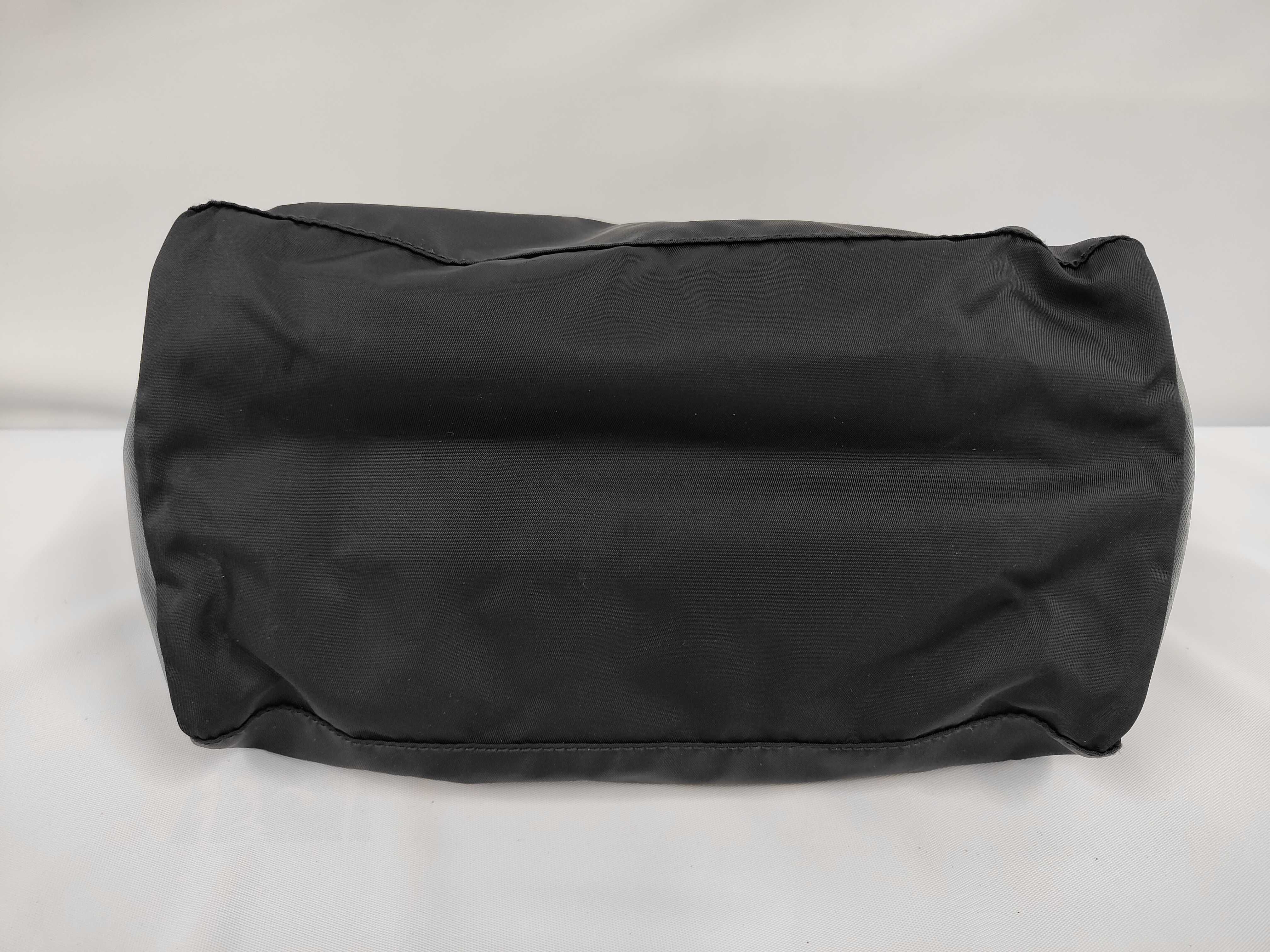 Tessuto Nylon Saffiano Leather Pouch — view 3