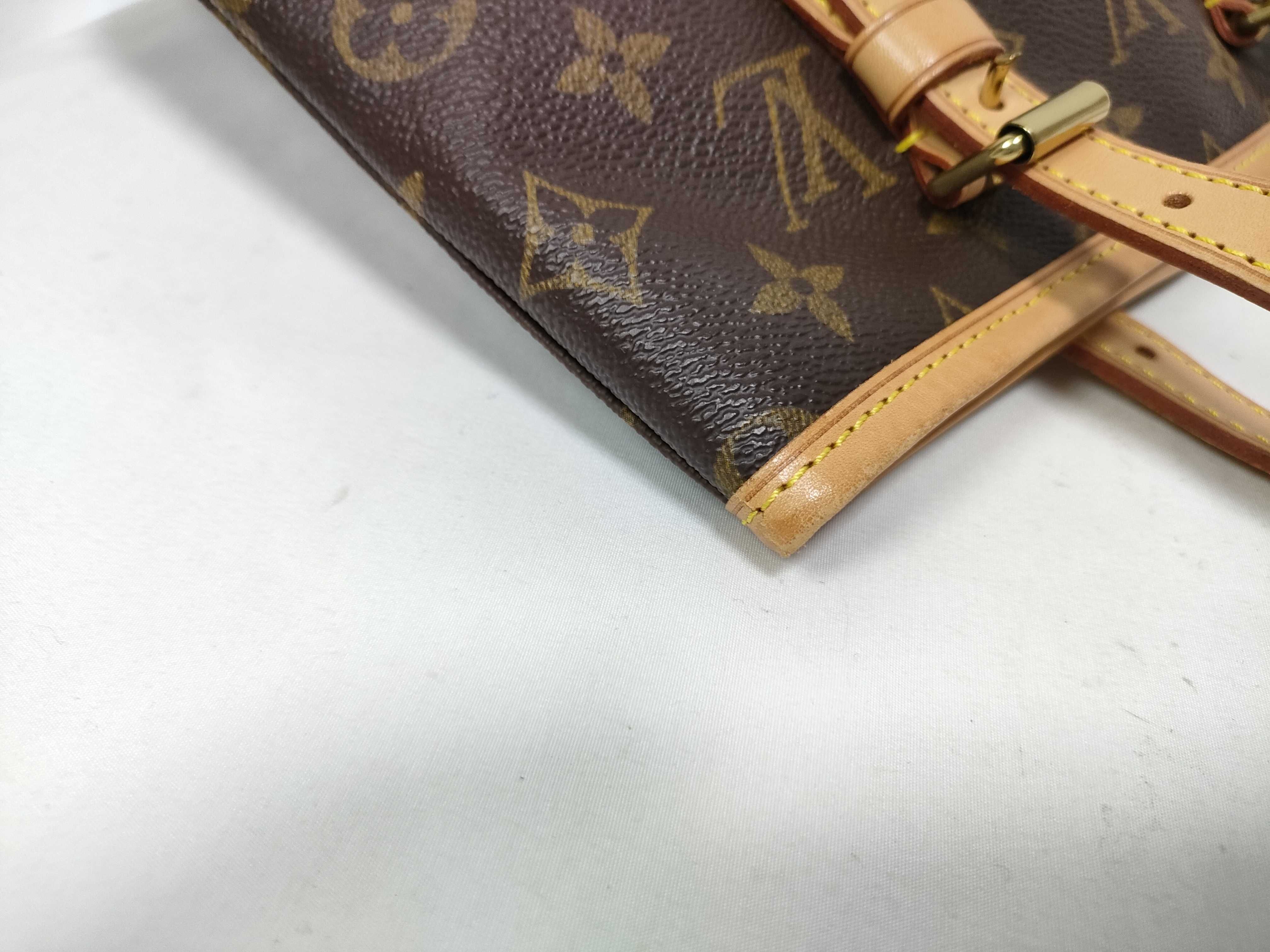 Monogram Louis Vuitton M42238 Bucket PM FL0032 Tote Shoulder Bag Monogram Tote Bag — view 10