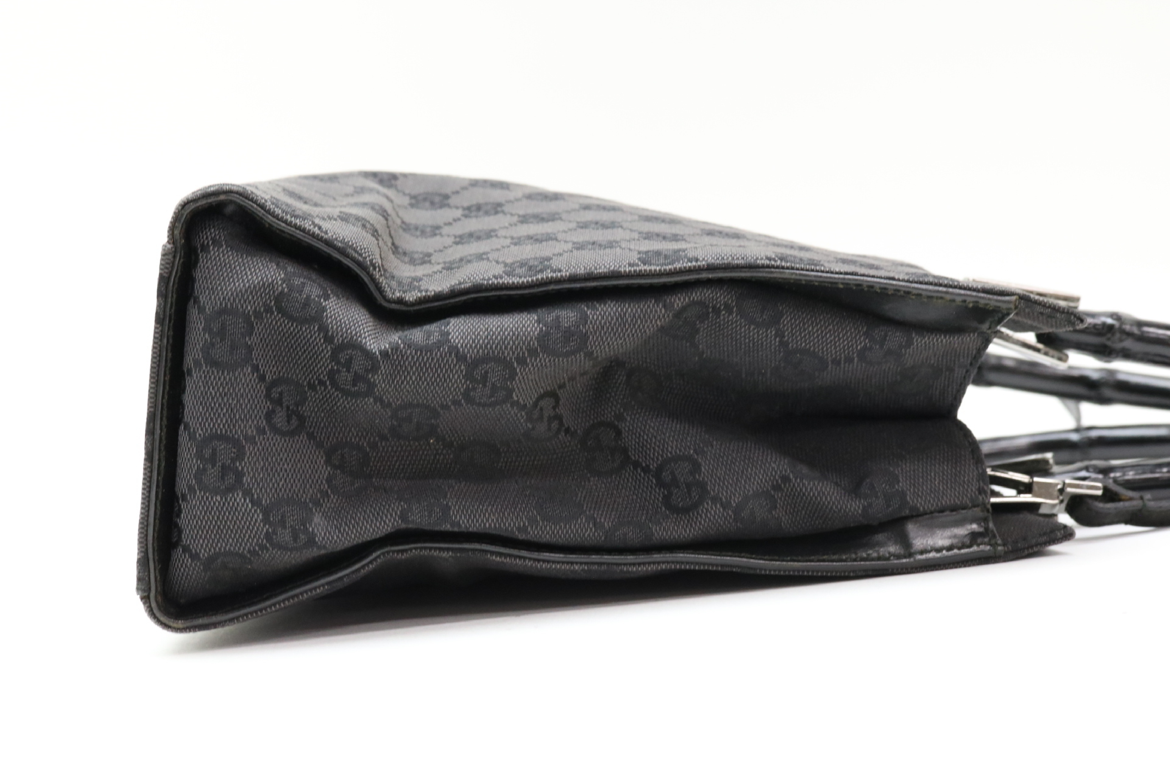 GG Canvas Bamboo 2-Way Handbag — view 4