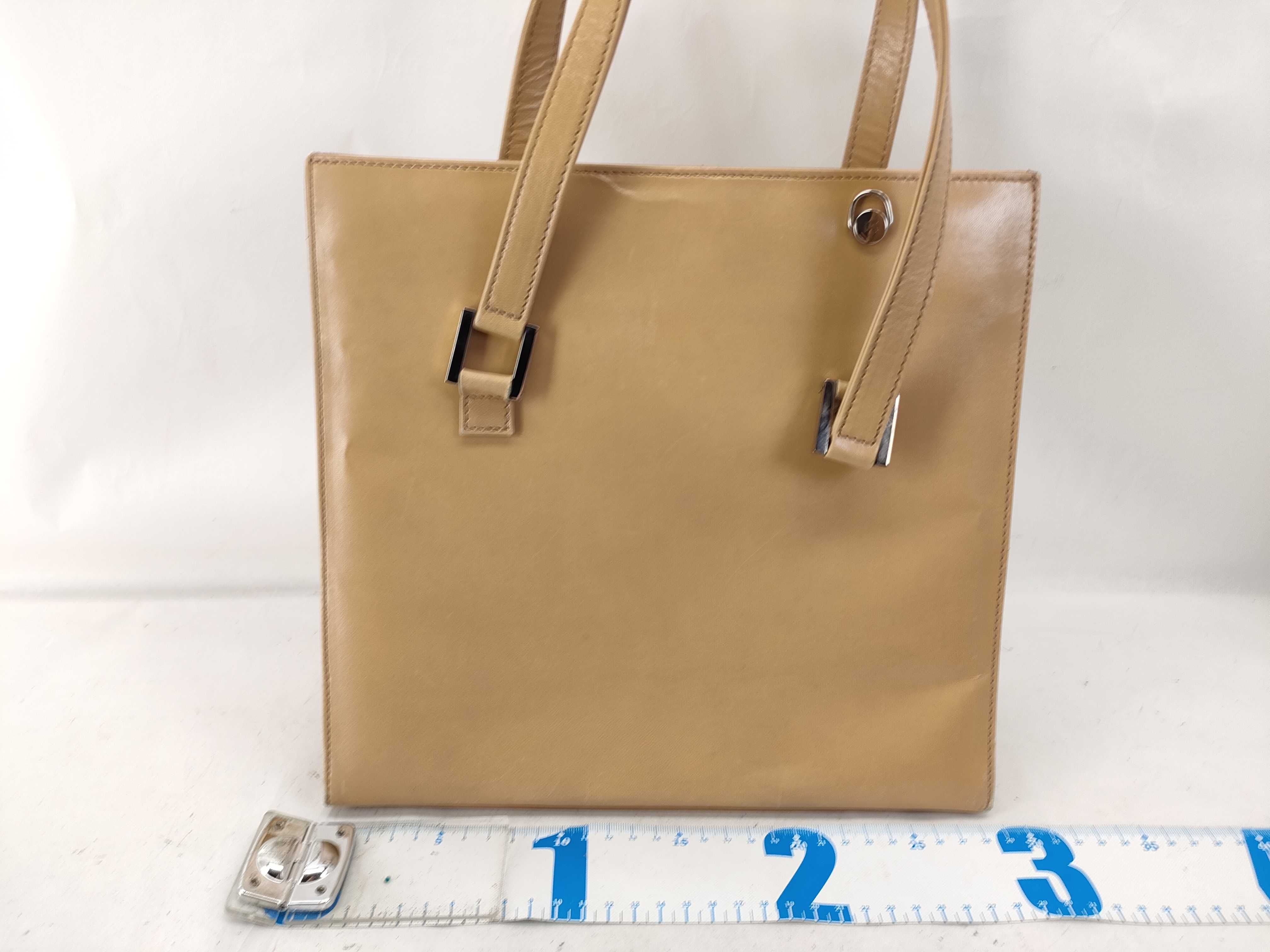 FF/Leather/Beige/Tote/Handbag — view 2