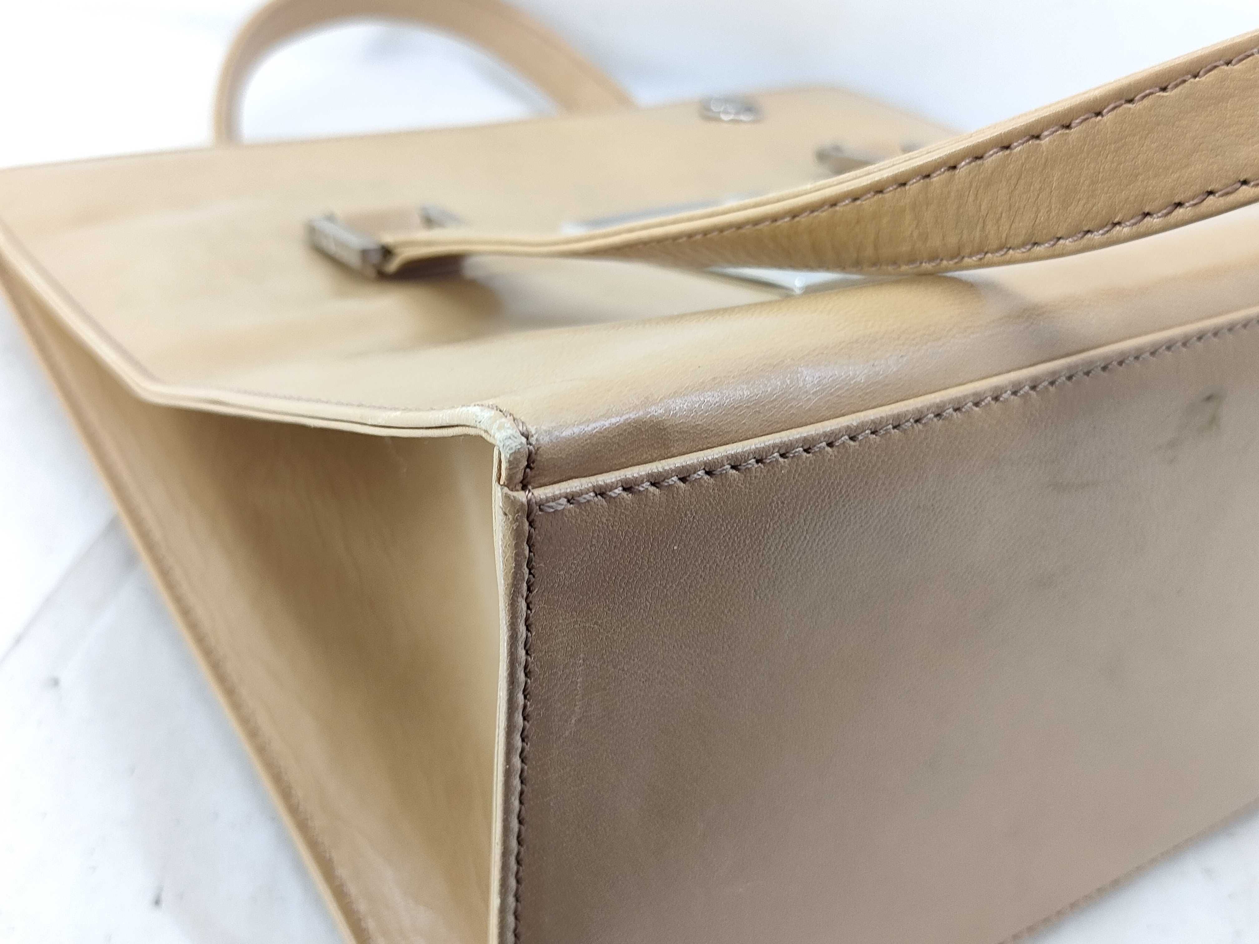 FF/Leather/Beige/Tote/Handbag — view 6