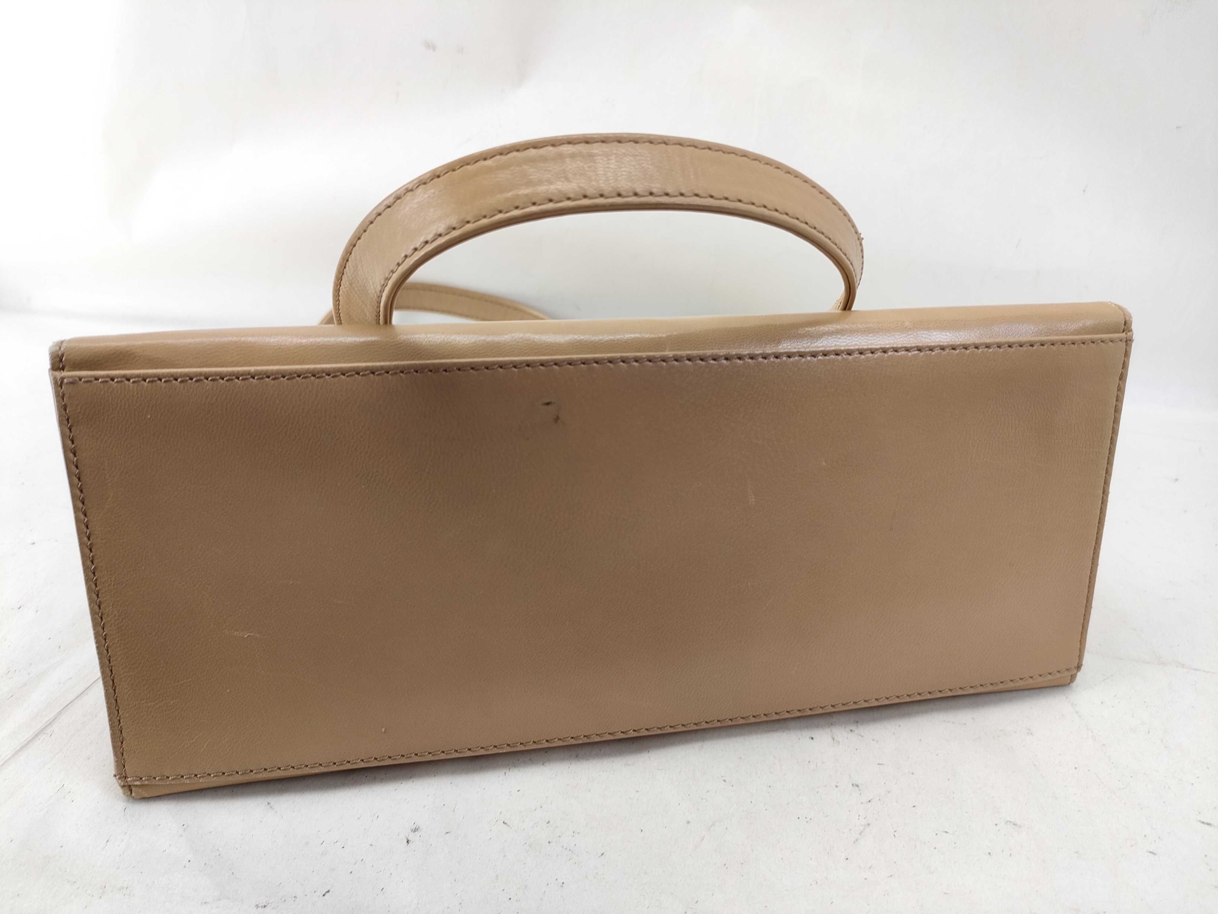 FF/Leather/Beige/Tote/Handbag — view 7